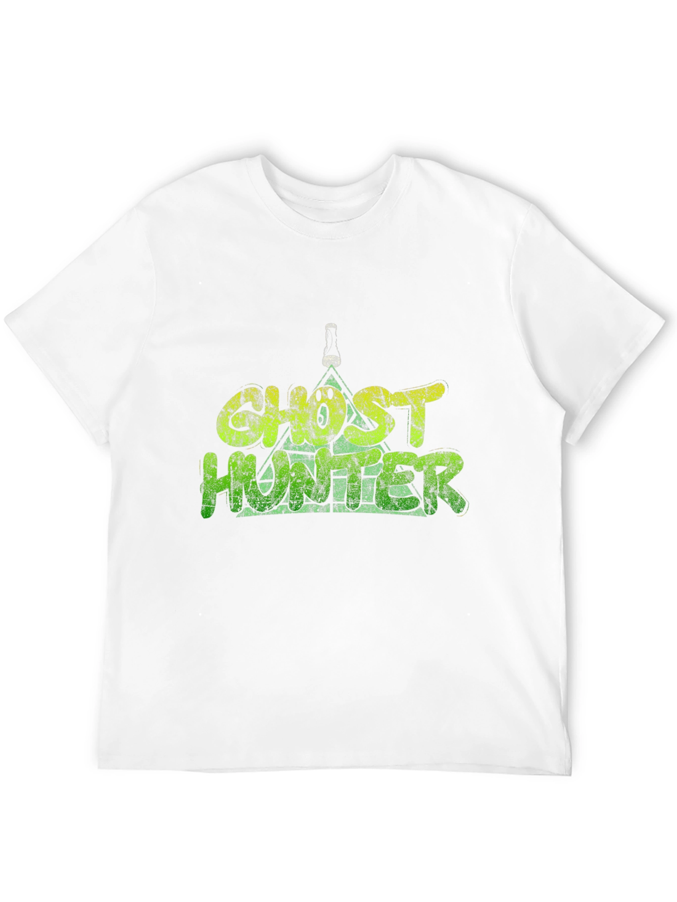 Ghost Hunter Graphic T-Shirt - Black