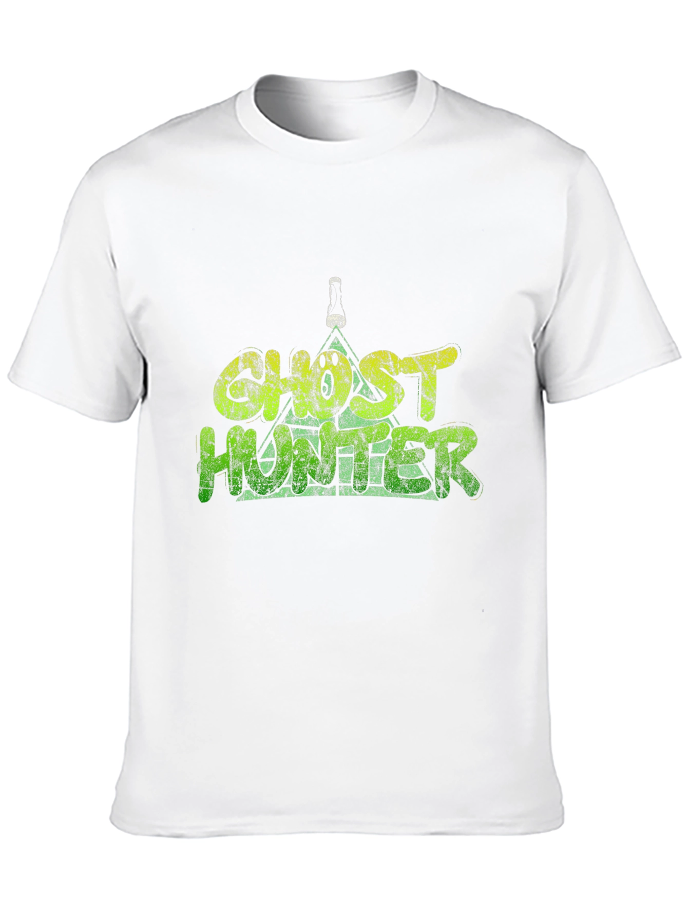 Ghost Hunter Graphic T-Shirt - Black