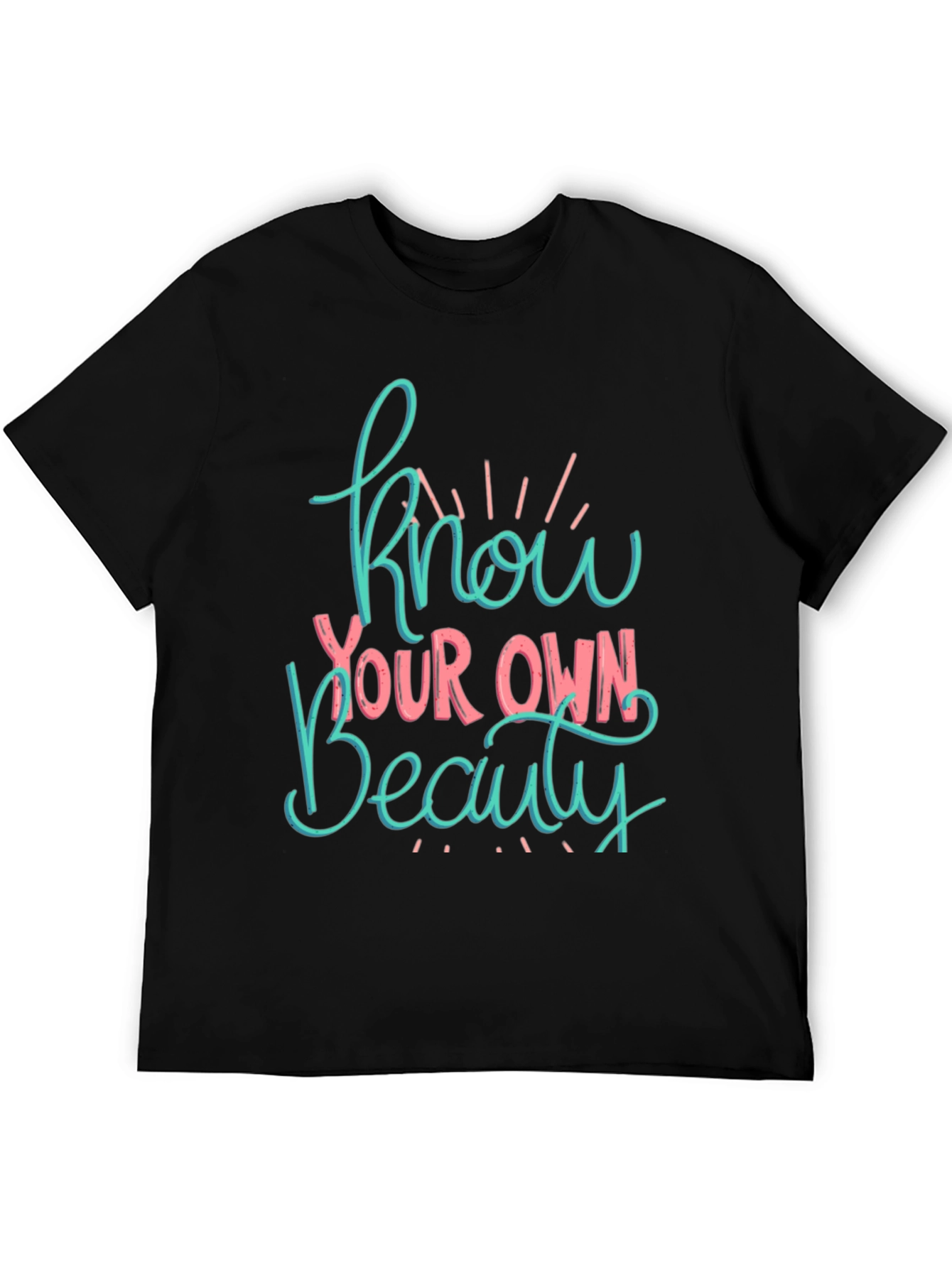 Know Your Own Beauty Graphic Tee - Black