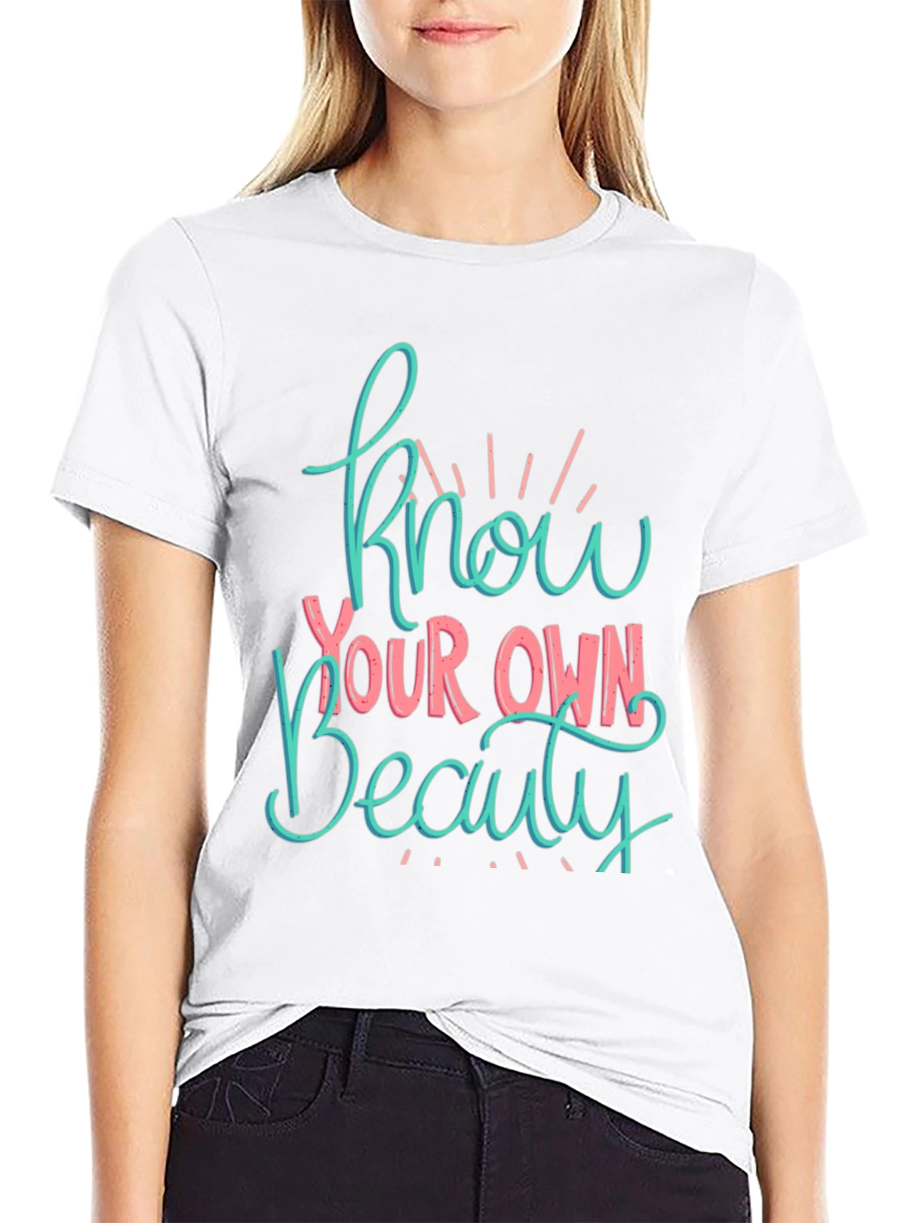 Know Your Own Beauty Graphic Tee - Black