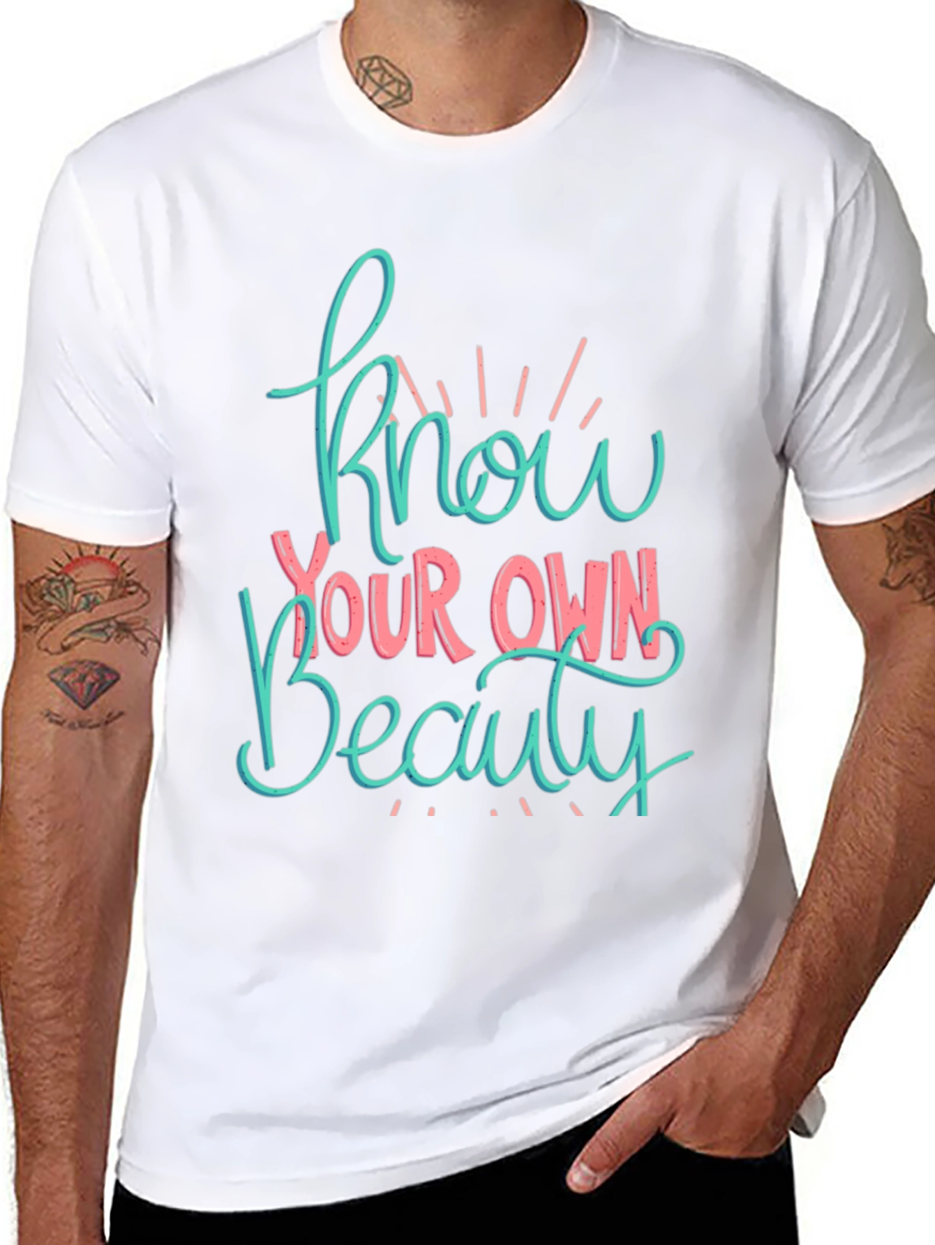 Know Your Own Beauty Graphic Tee - Black