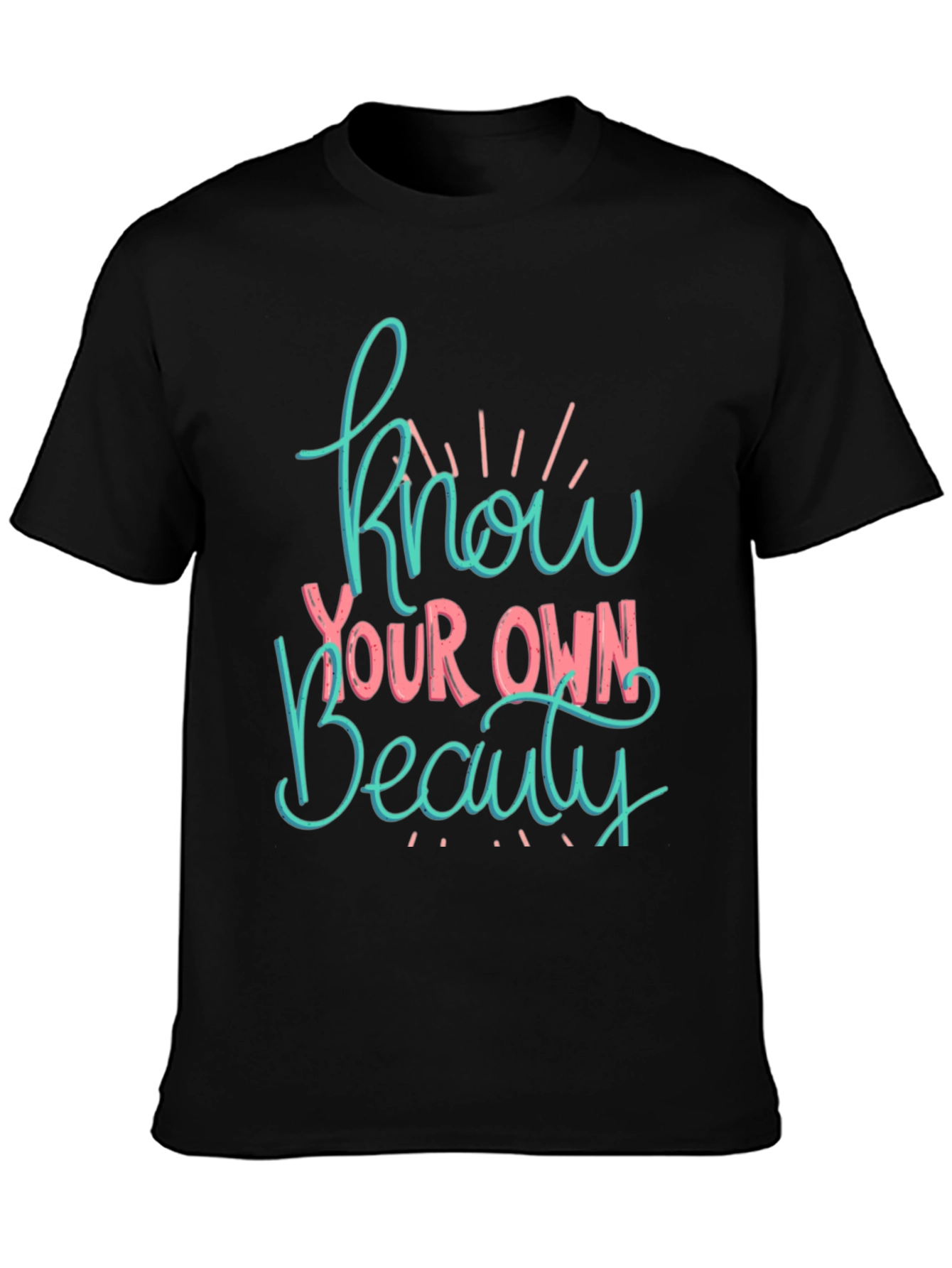 Know Your Own Beauty Graphic Tee - Black