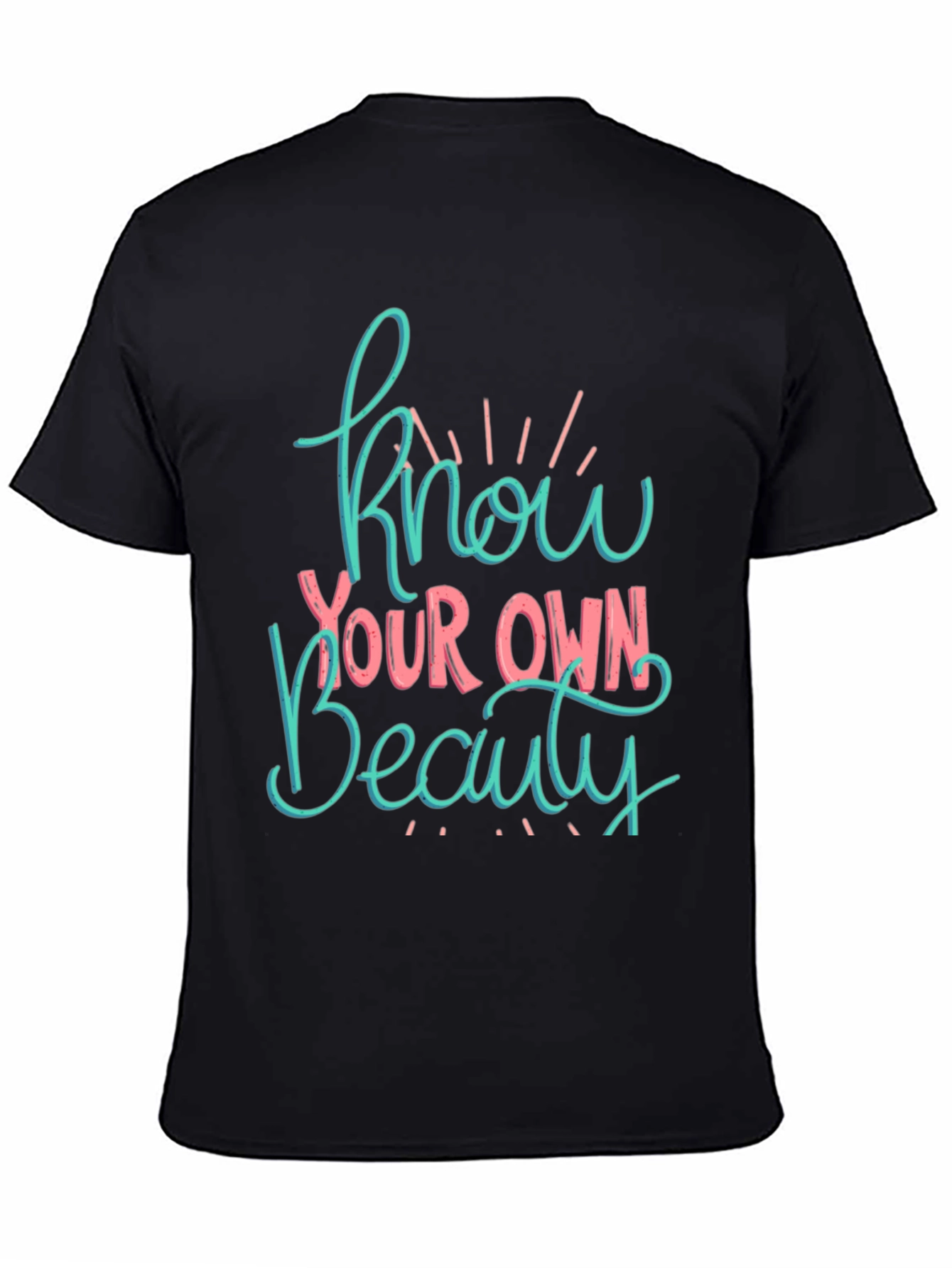 Know Your Own Beauty Graphic Tee - Black
