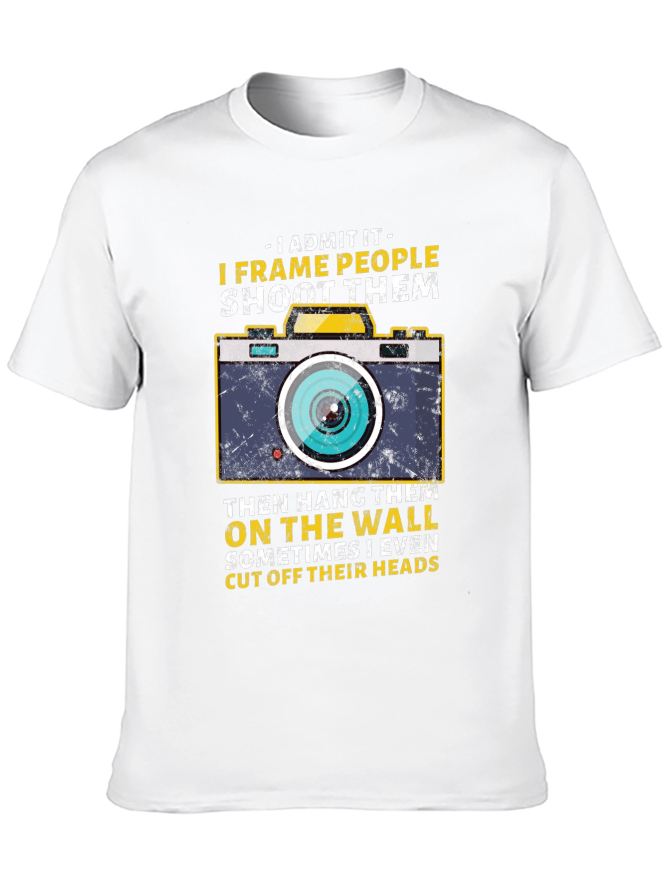 Photographer Humor T-Shirt - I Frame People