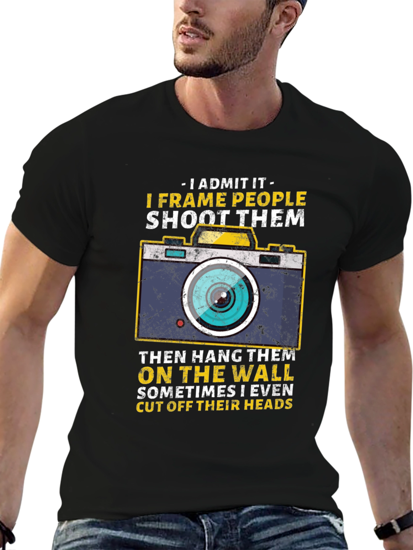 Photographer Humor T-Shirt - I Frame People