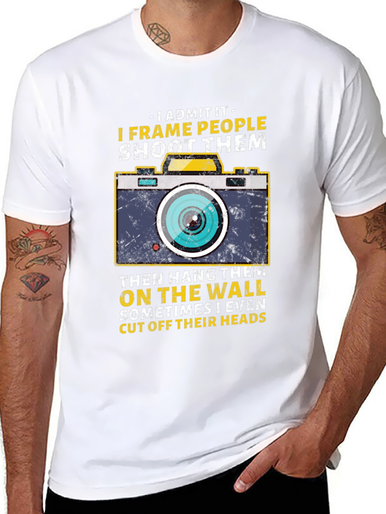 Photographer Humor T-Shirt - I Frame People