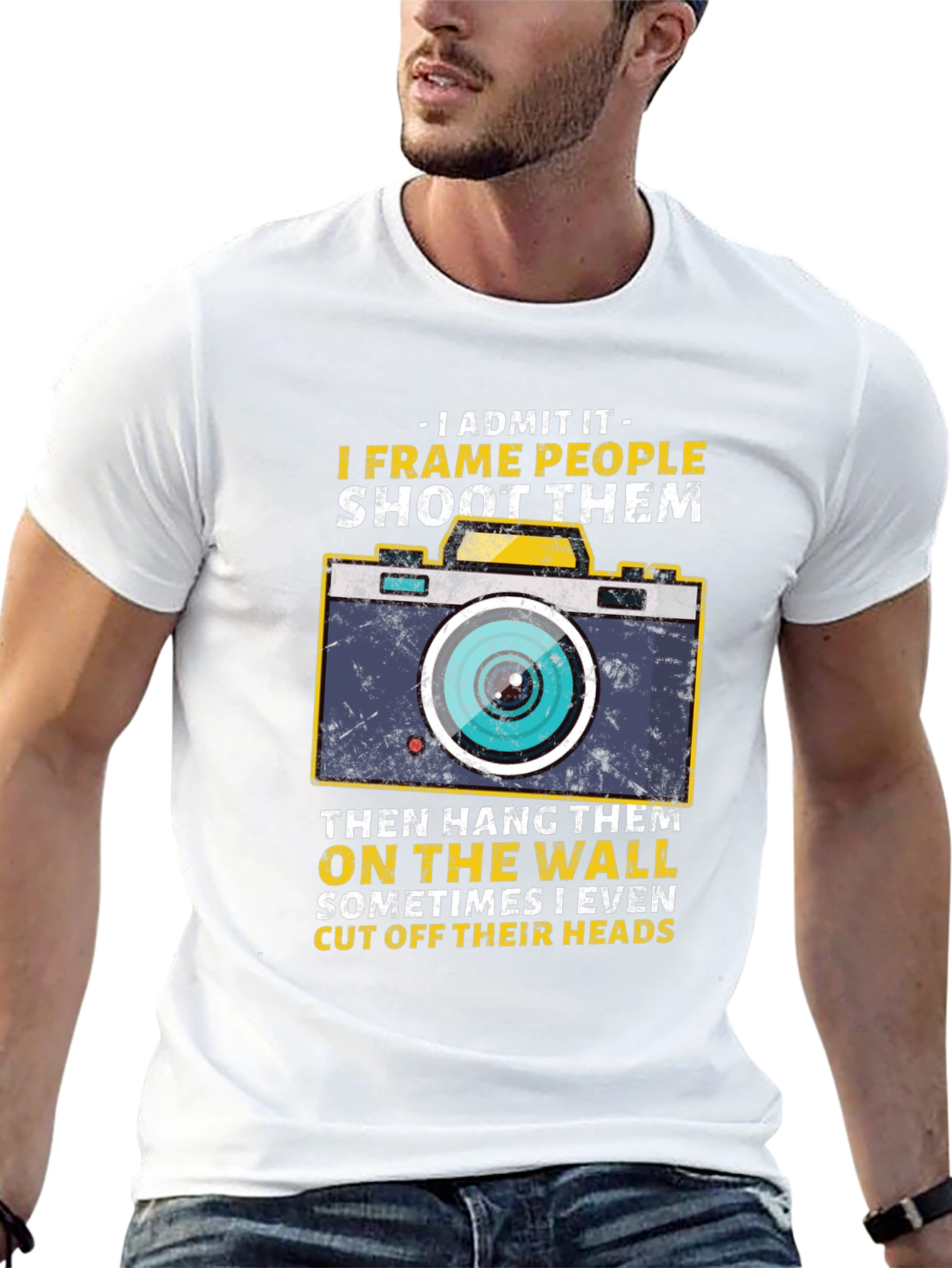 Photographer Humor T-Shirt - I Frame People