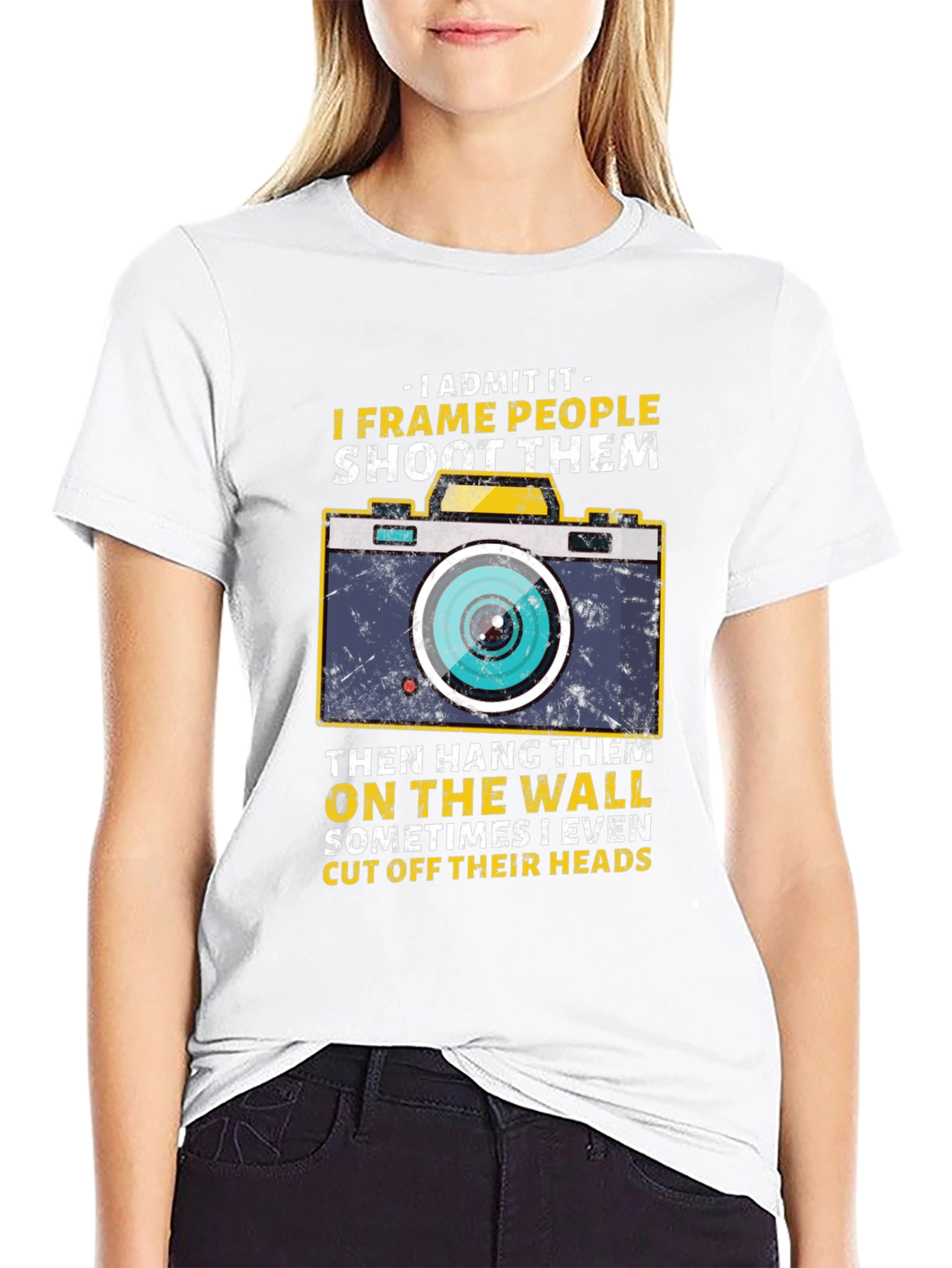 Photographer Humor T-Shirt - I Frame People