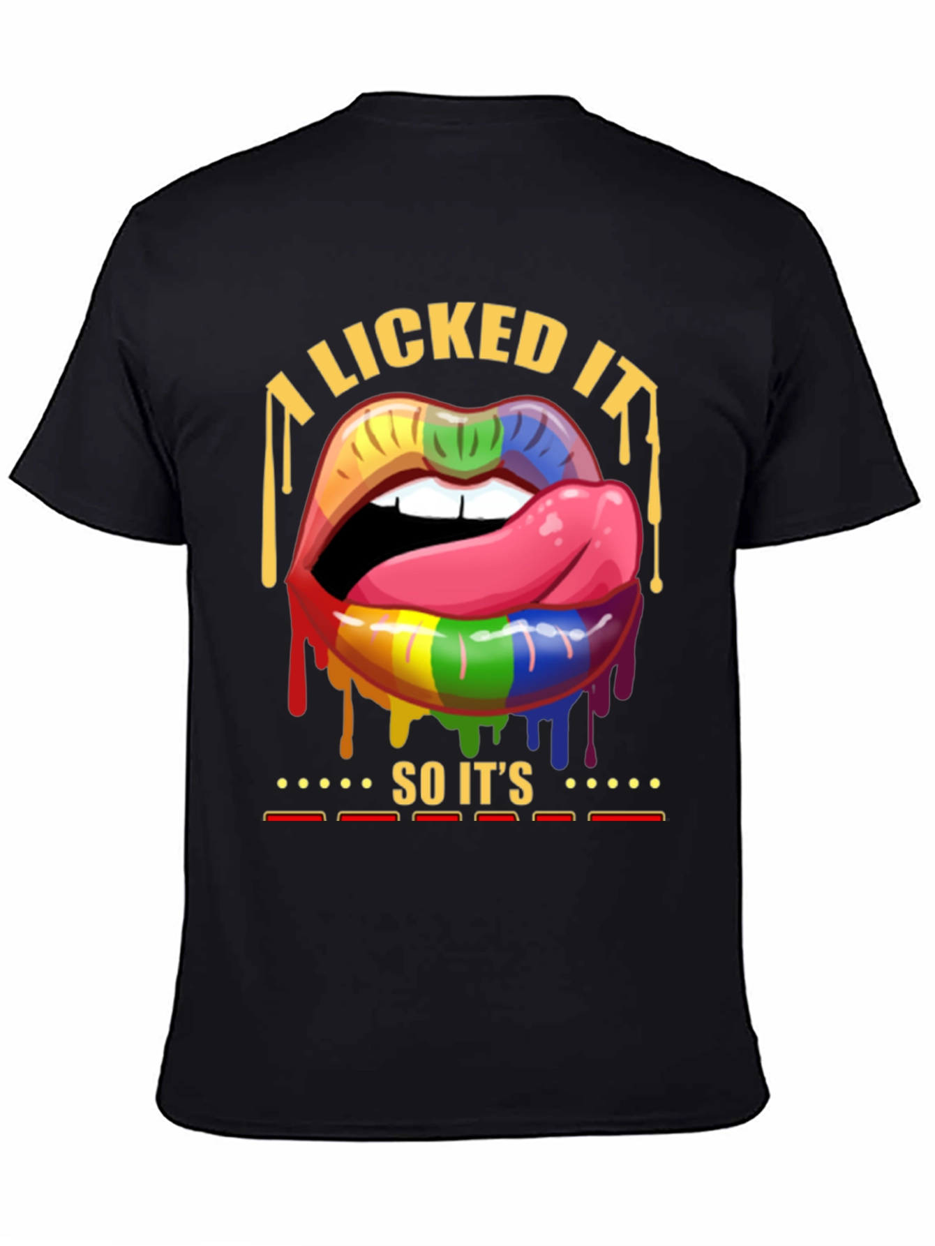 I Licked It Lips Graphic Tee