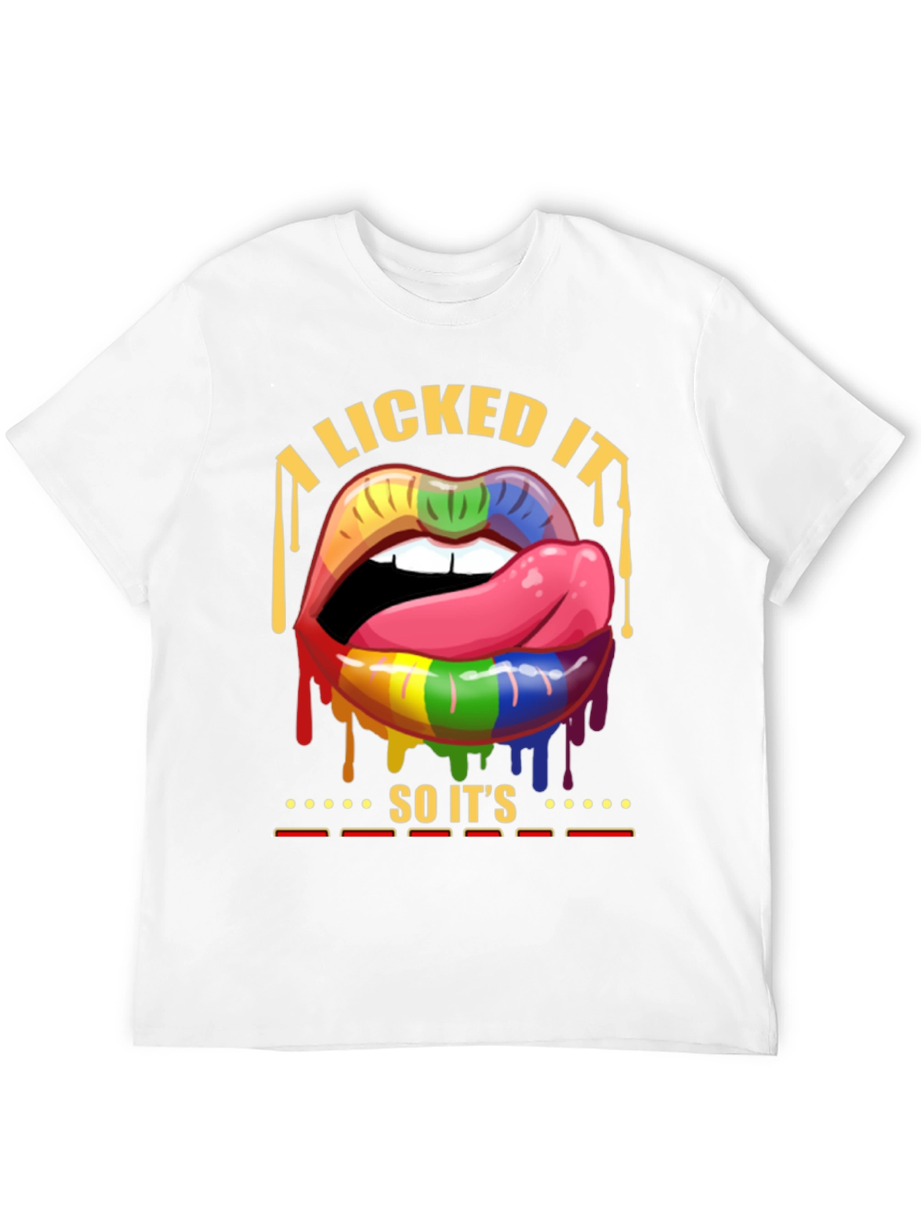 I Licked It Lips Graphic Tee