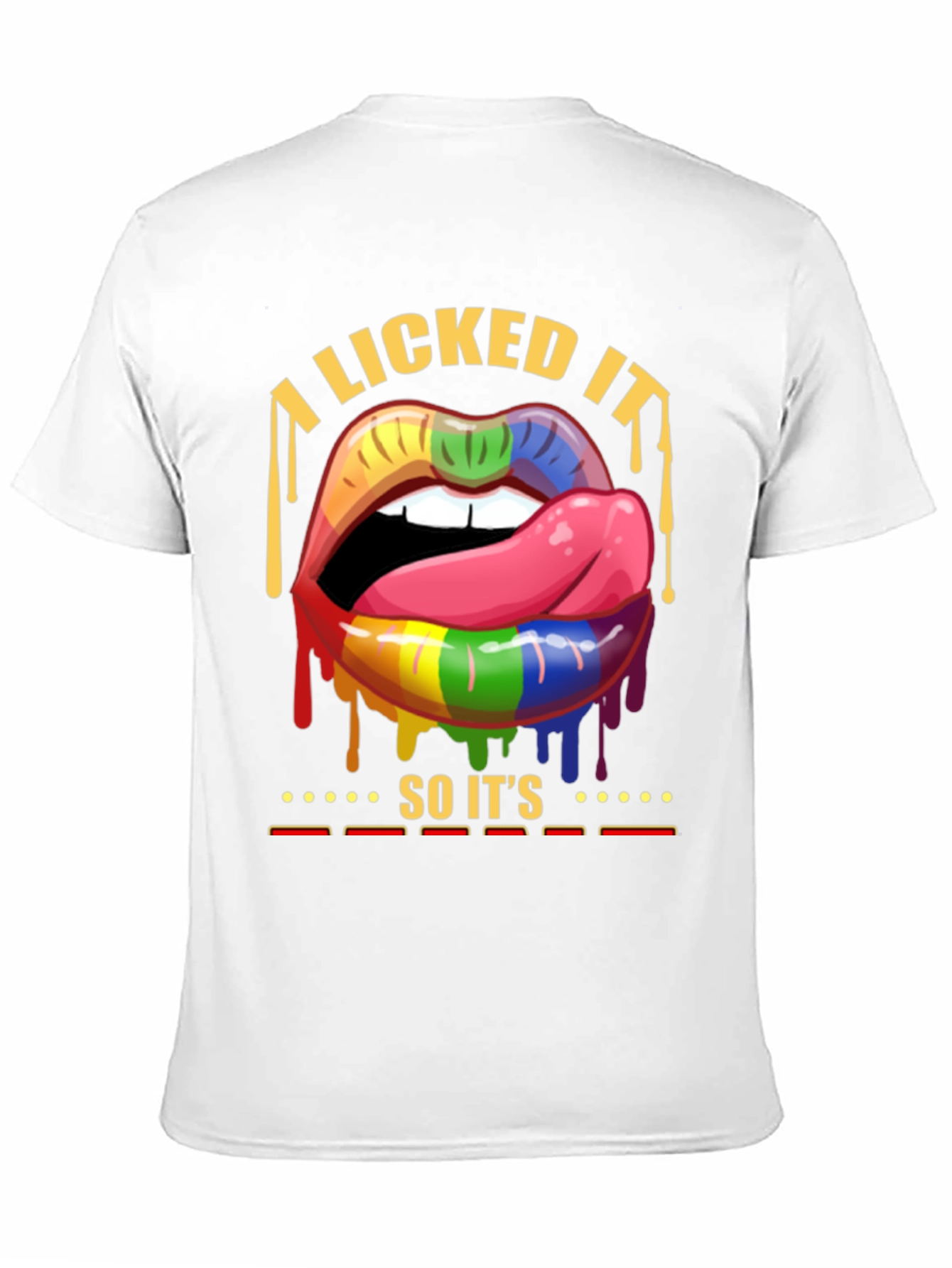 I Licked It Lips Graphic Tee