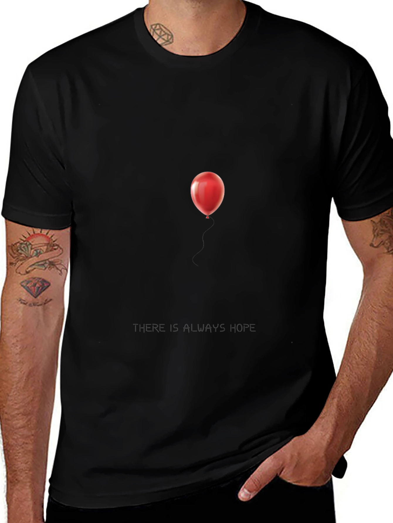 Red Balloon Graphic Tee - Always Hope