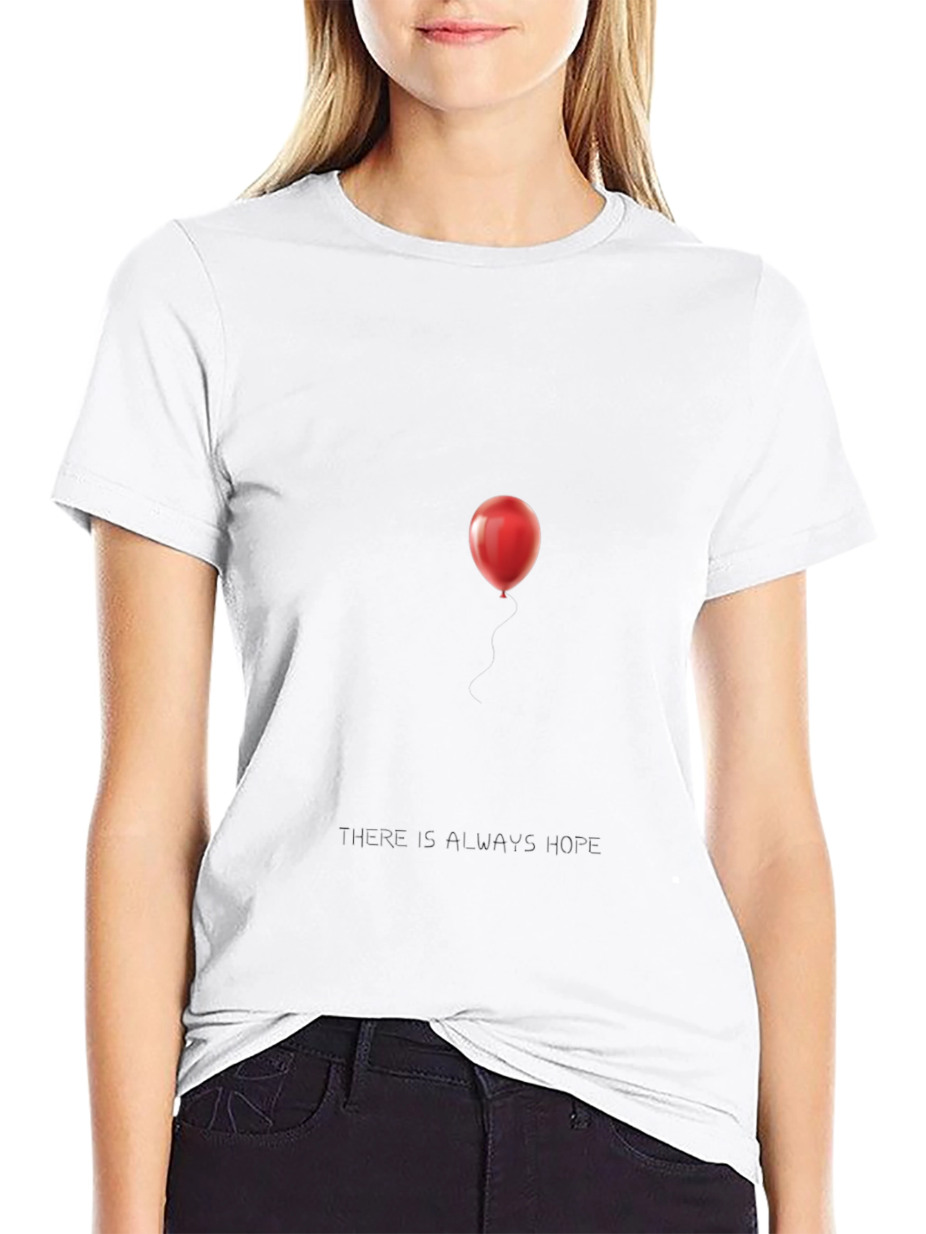 Red Balloon Graphic Tee - Always Hope