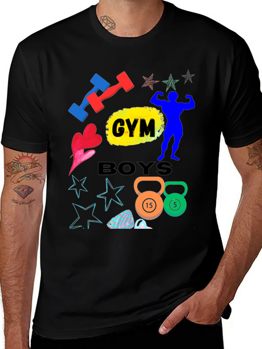 Gym Boys Graphic T-Shirt - Workout Apparel