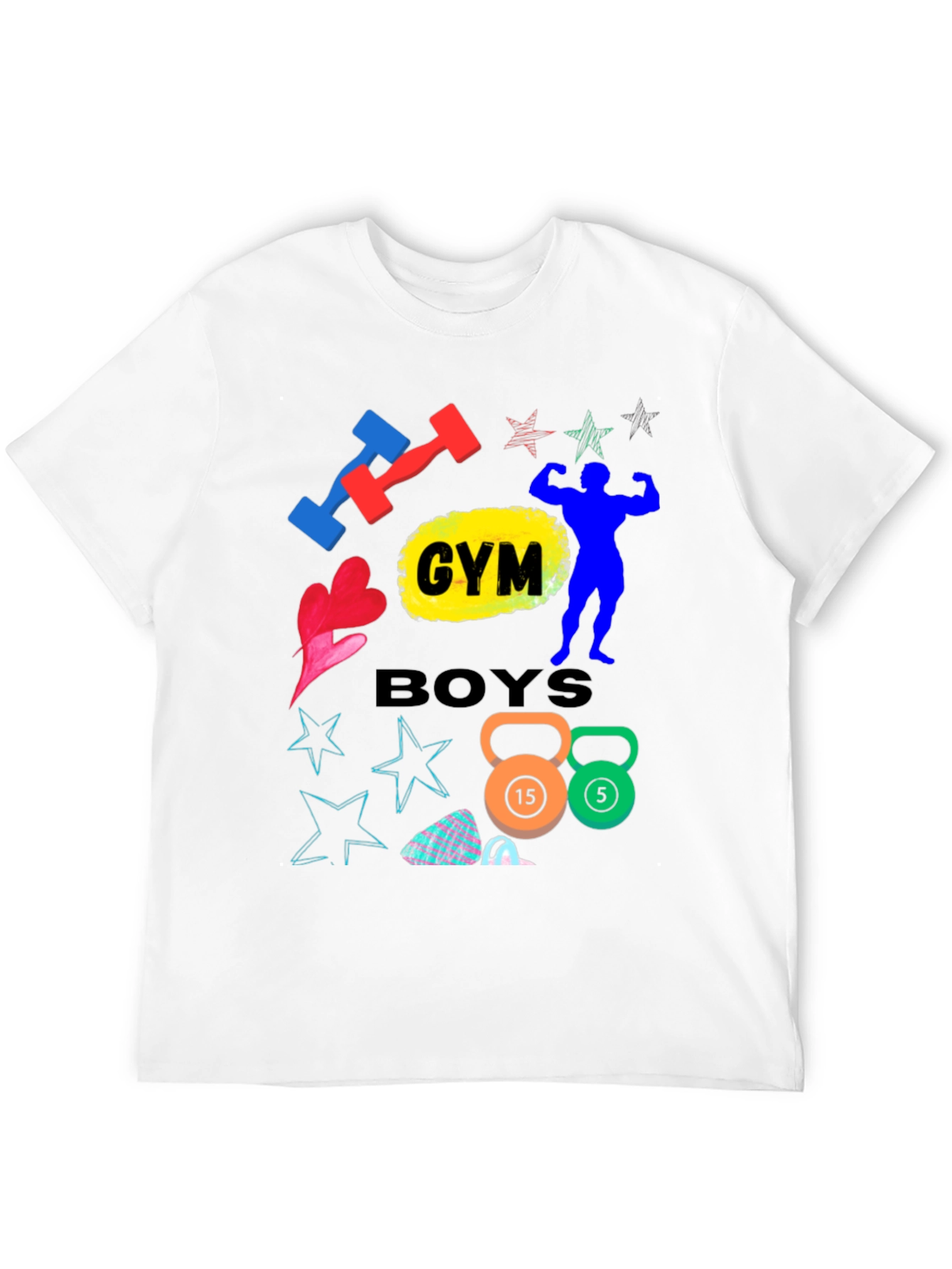 Gym Boys Graphic T-Shirt - Workout Apparel