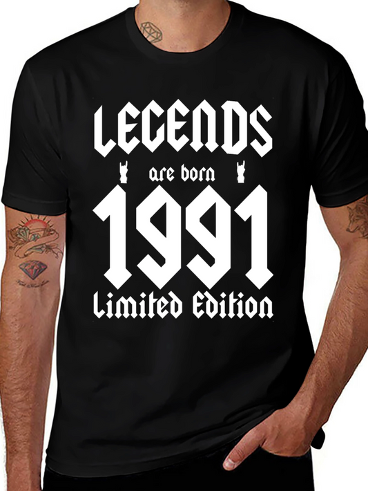 Legends Born in 1991 T-Shirt Limited Edition