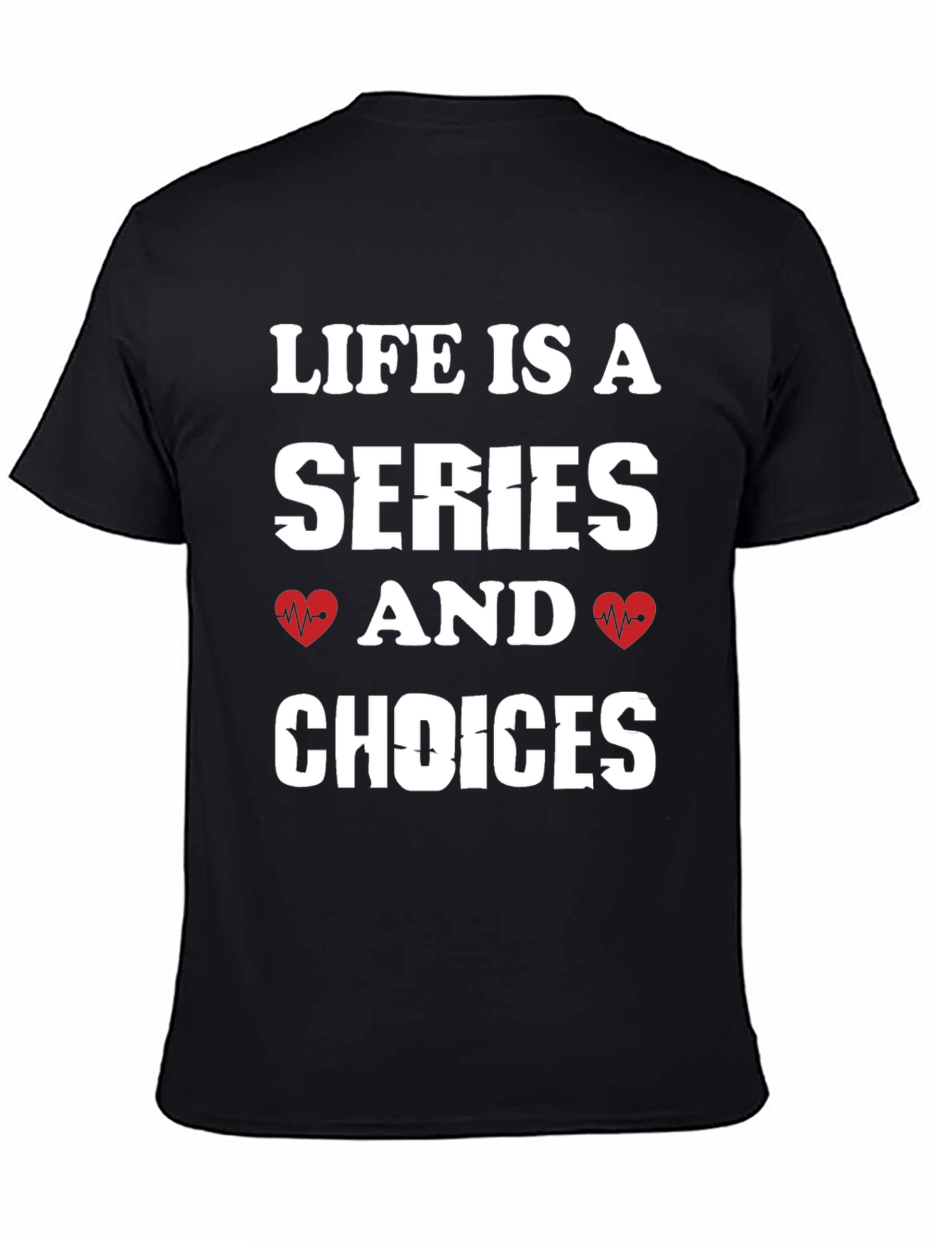 Life Choices Graphic T-Shirt - Black