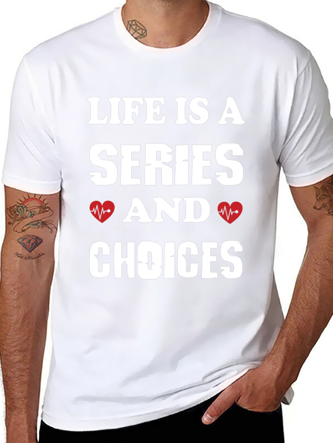 Life Choices Graphic T-Shirt - Black