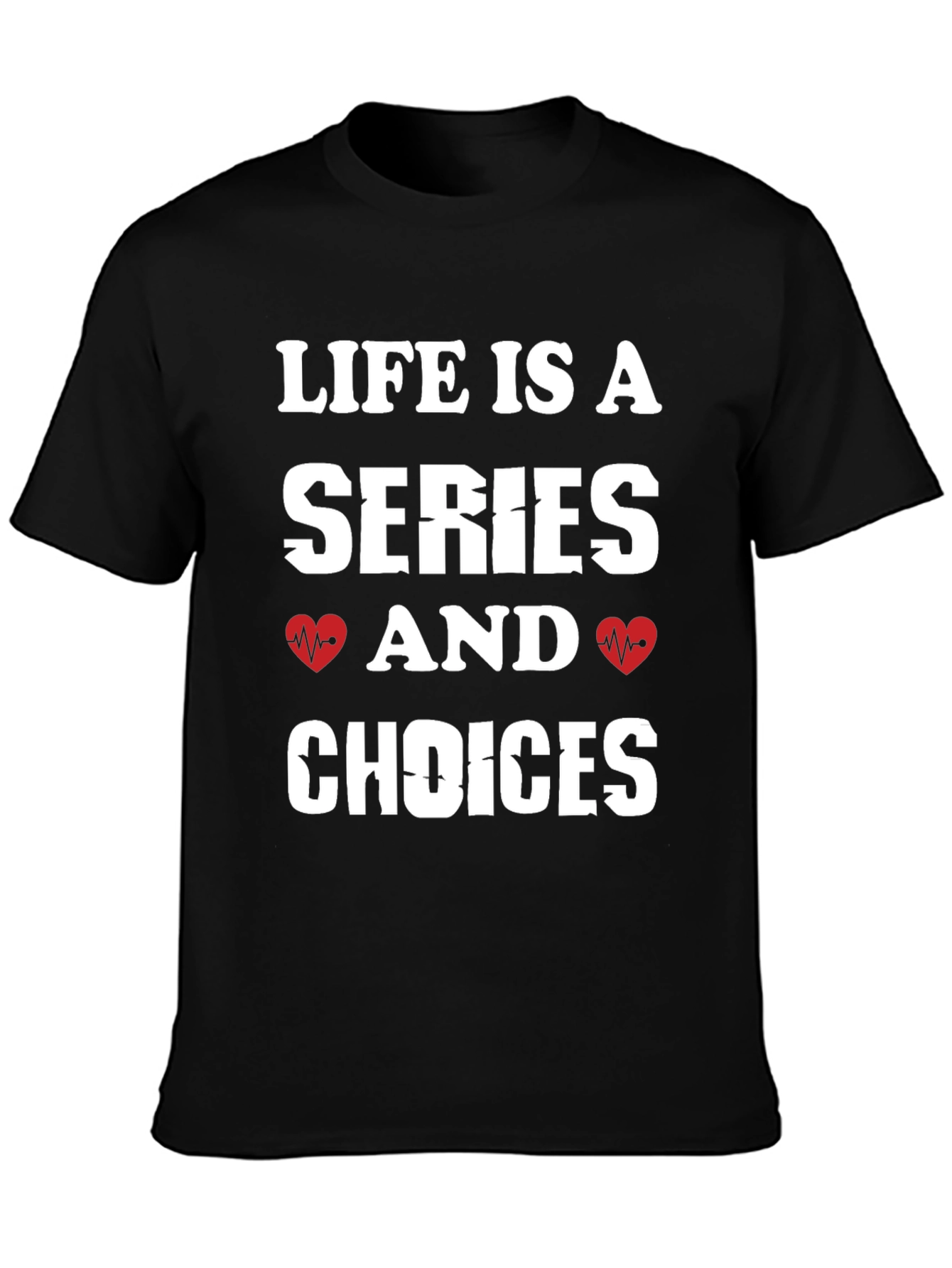 Life Choices Graphic T-Shirt - Black