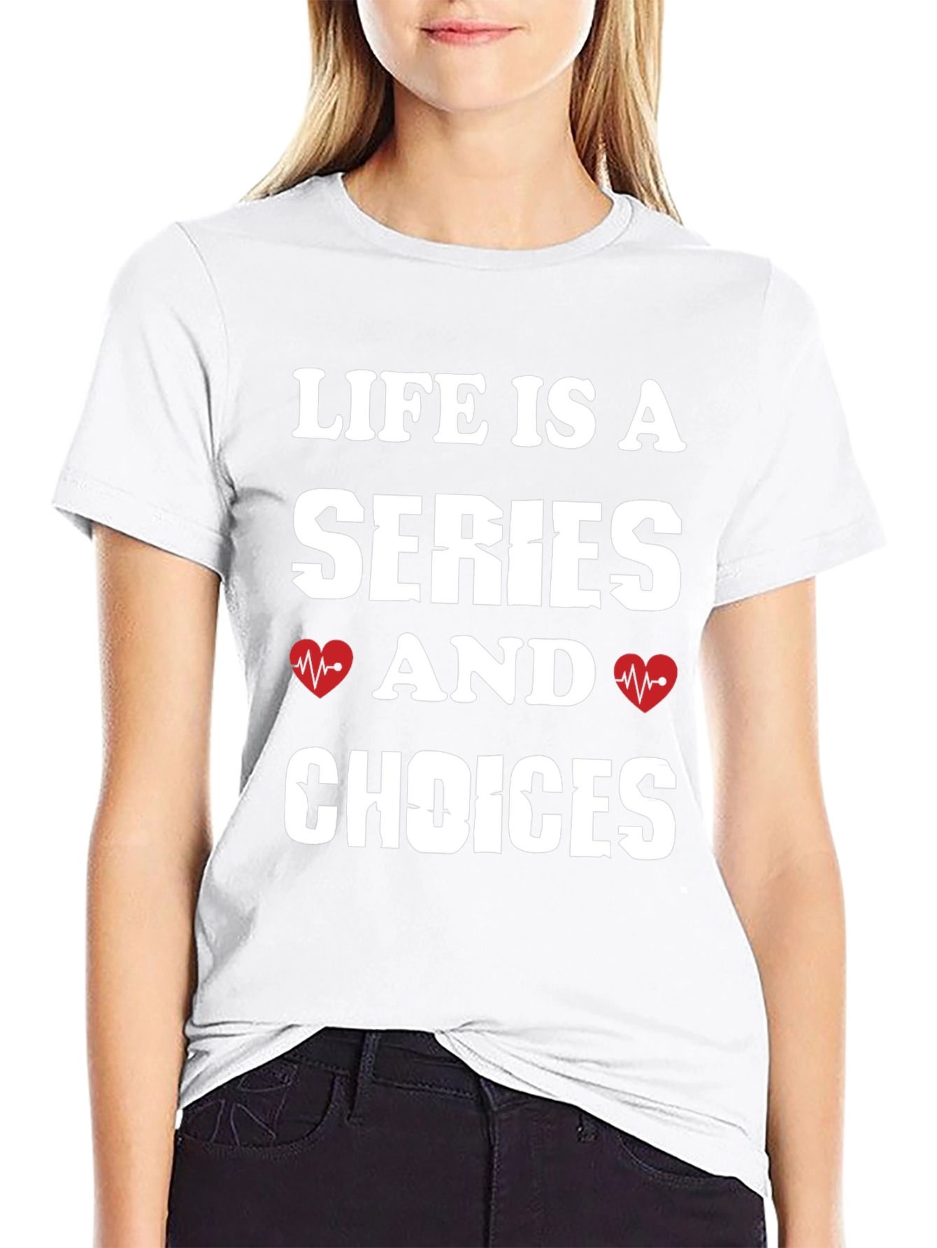 Life Choices Graphic T-Shirt - Black