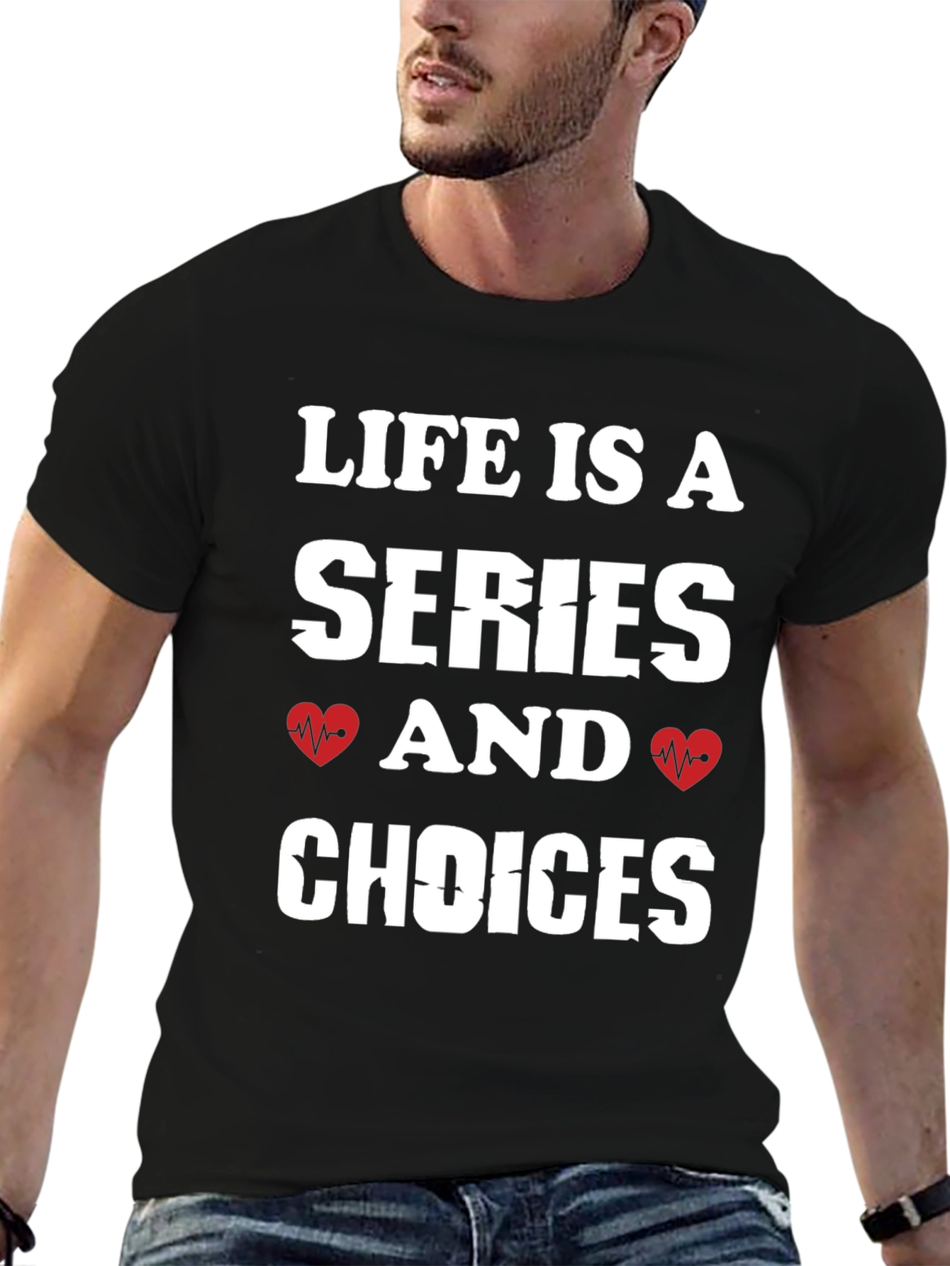 Life Choices Graphic T-Shirt - Black