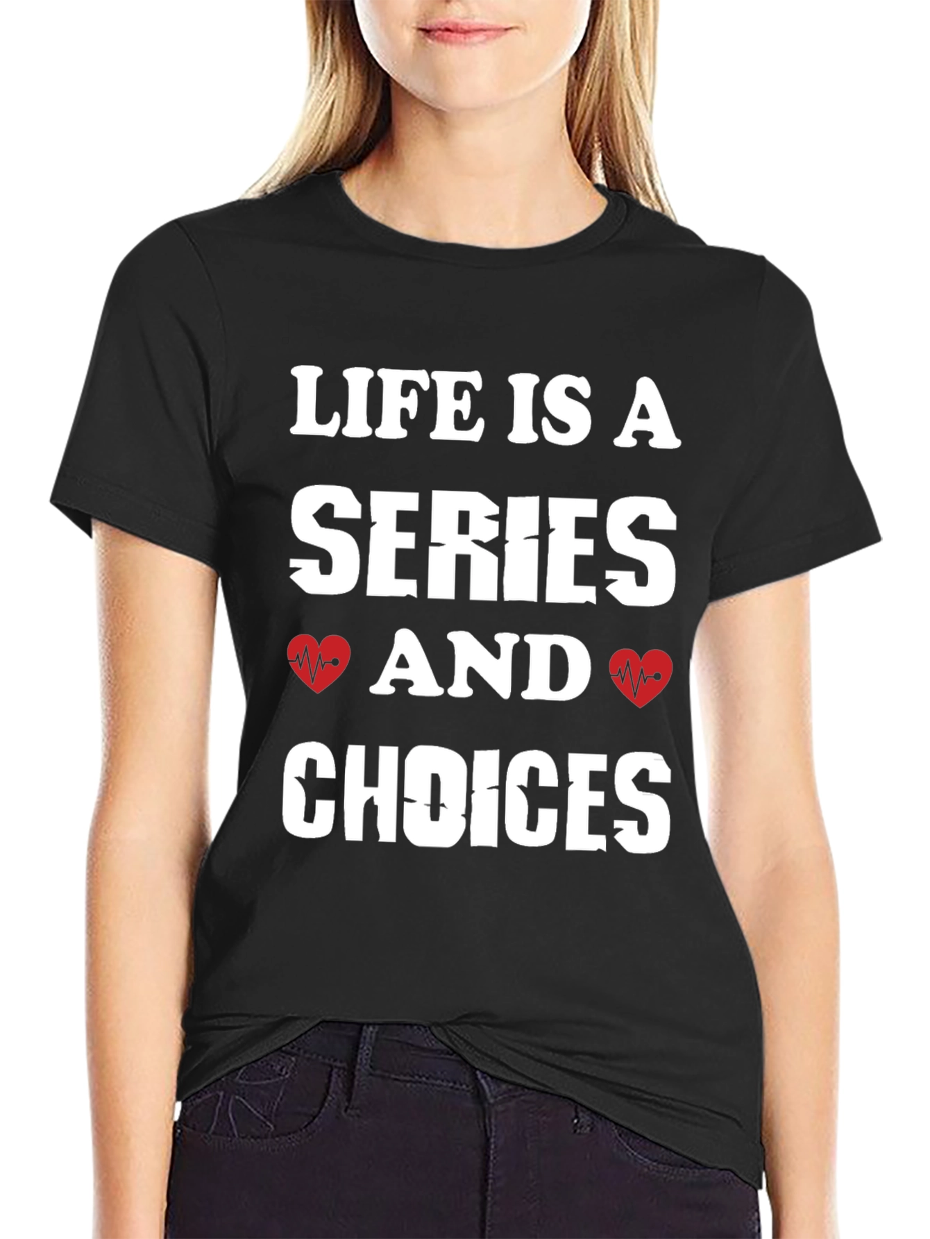 Life Choices Graphic T-Shirt - Black