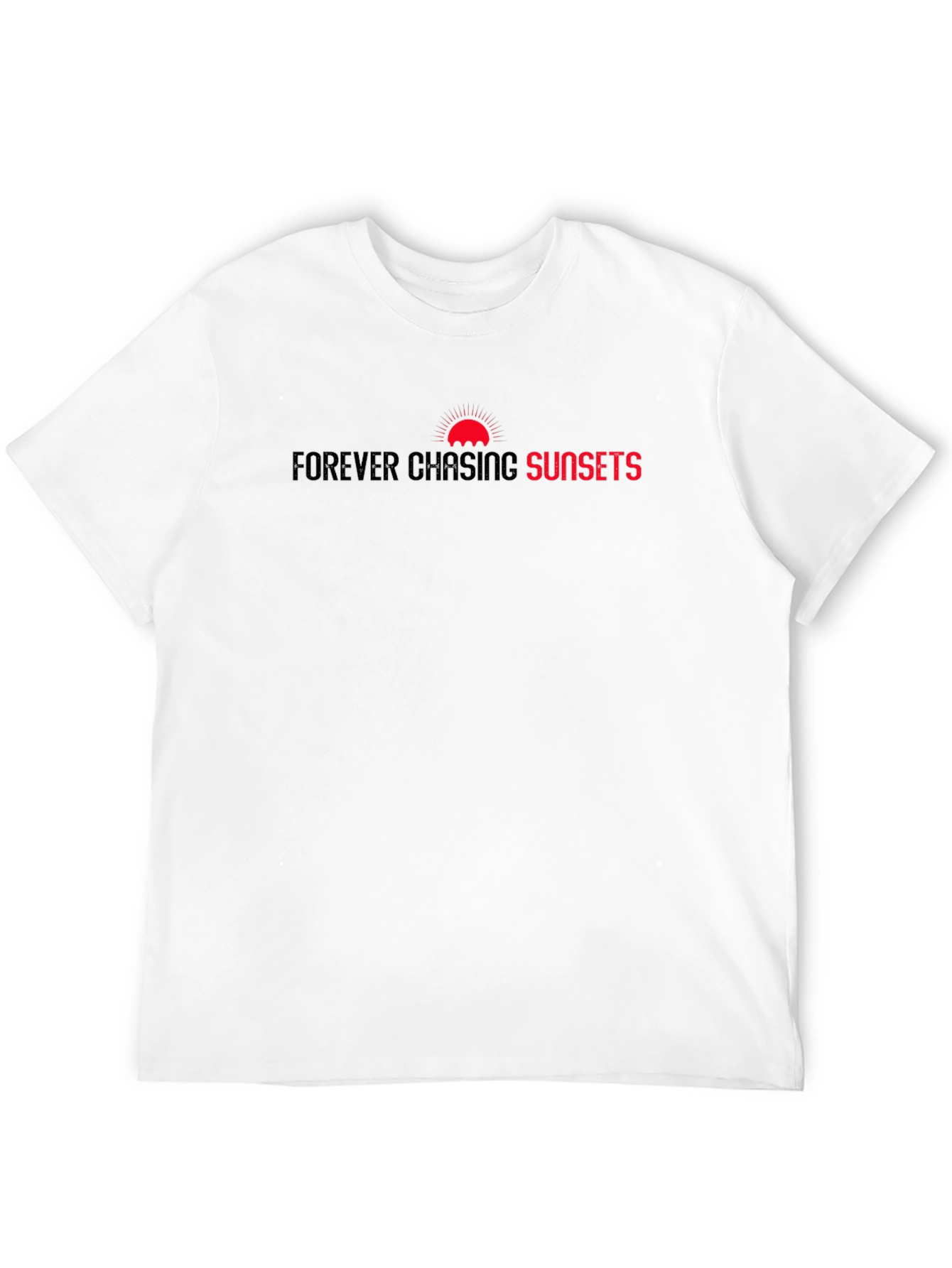 Forever Chasing Sunsets Graphic Tee - Black