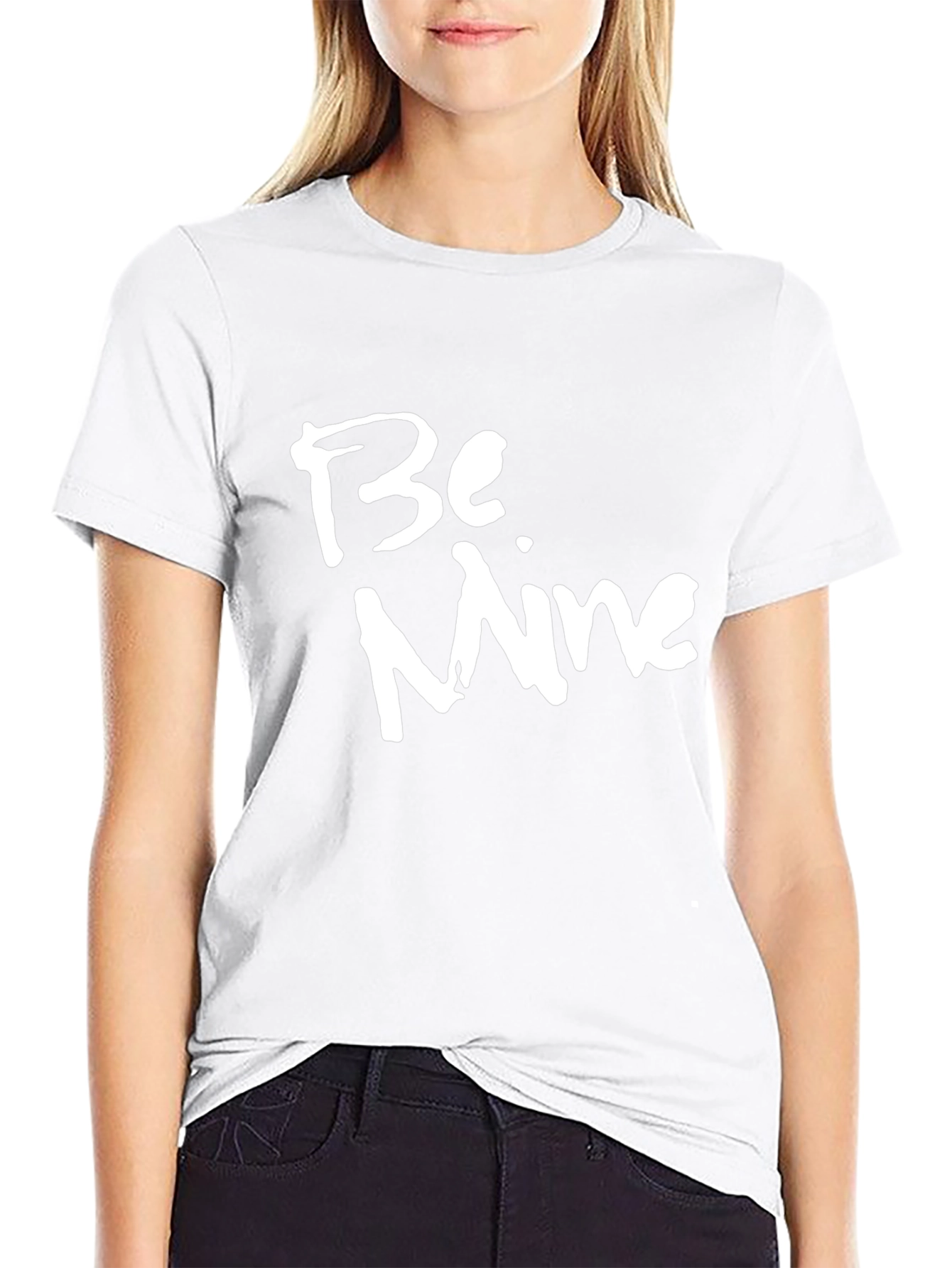 Be Mine Black Graphic Tee