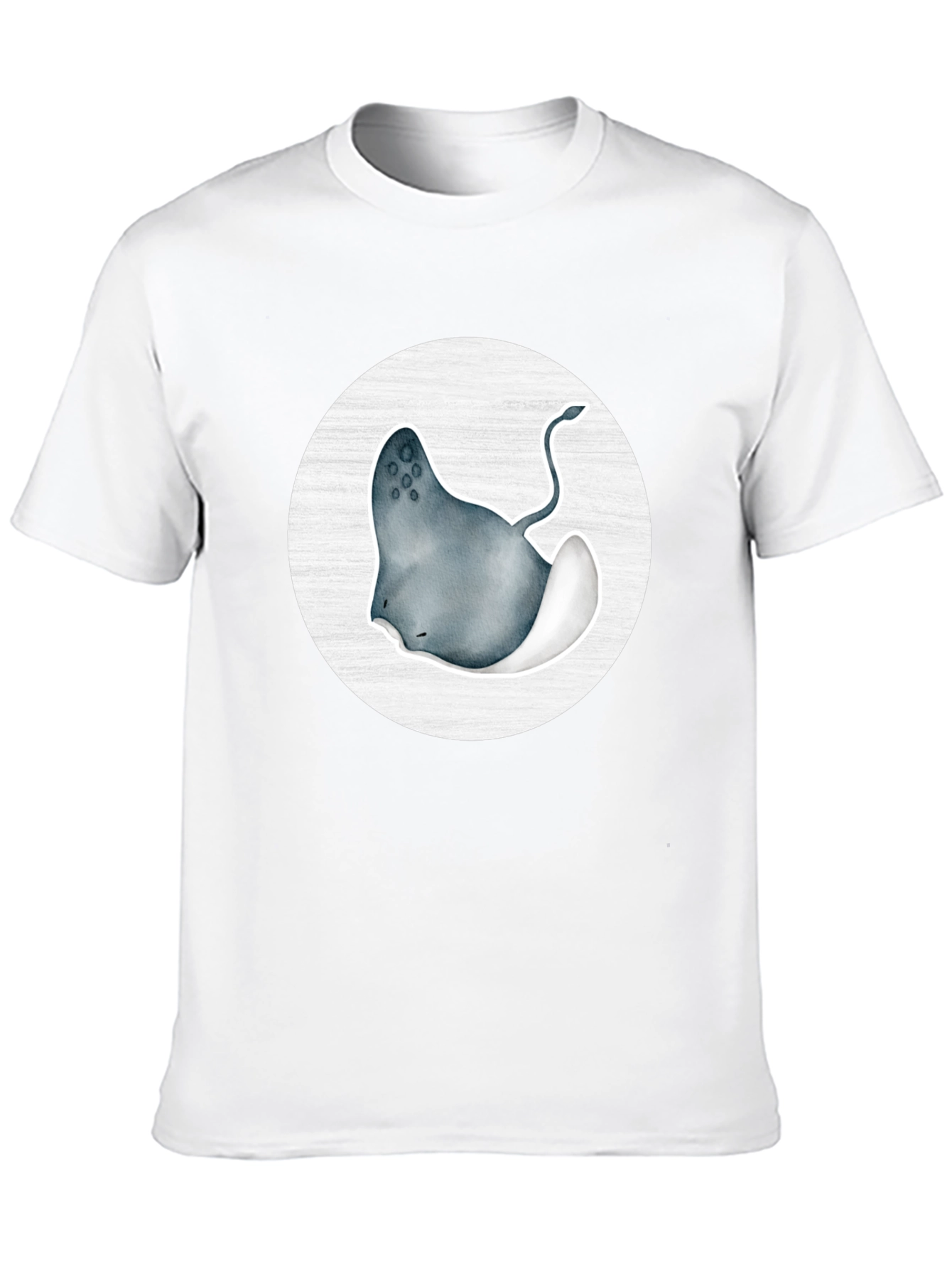 Stingray Graphic Tee - Black Cotton Blend