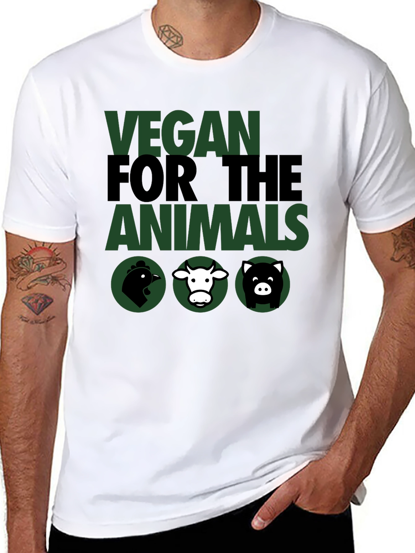 Vegan For The Animals T-Shirt