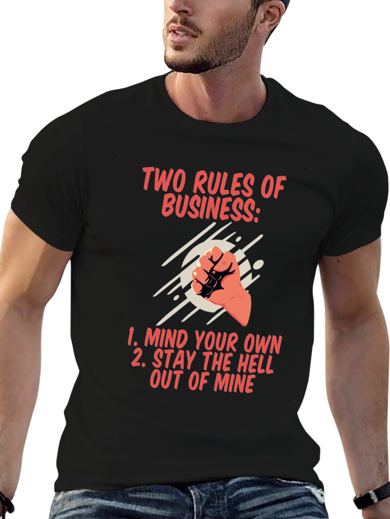 Two Rules of Business Graphic T-Shirt