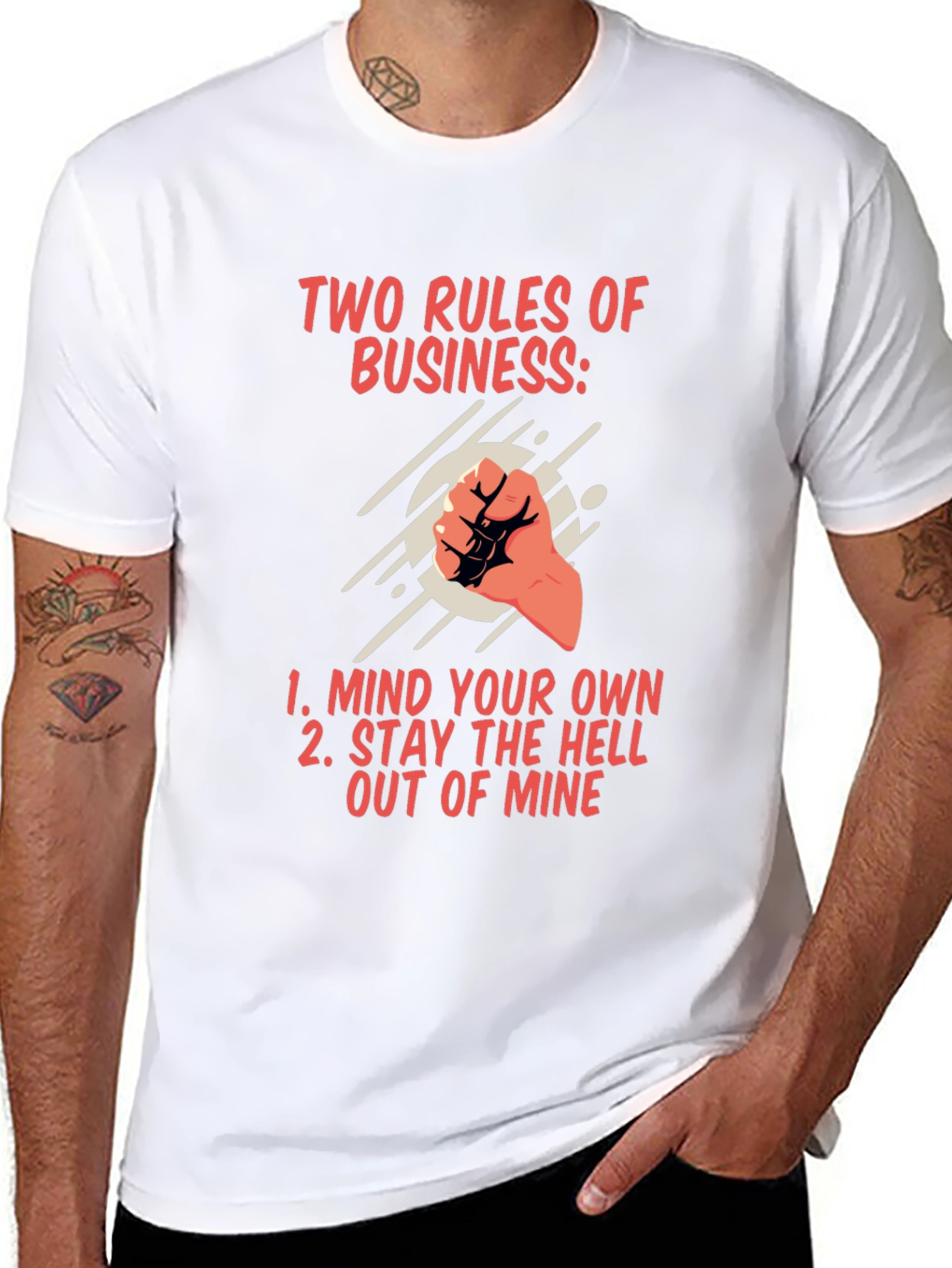 Two Rules of Business Graphic T-Shirt