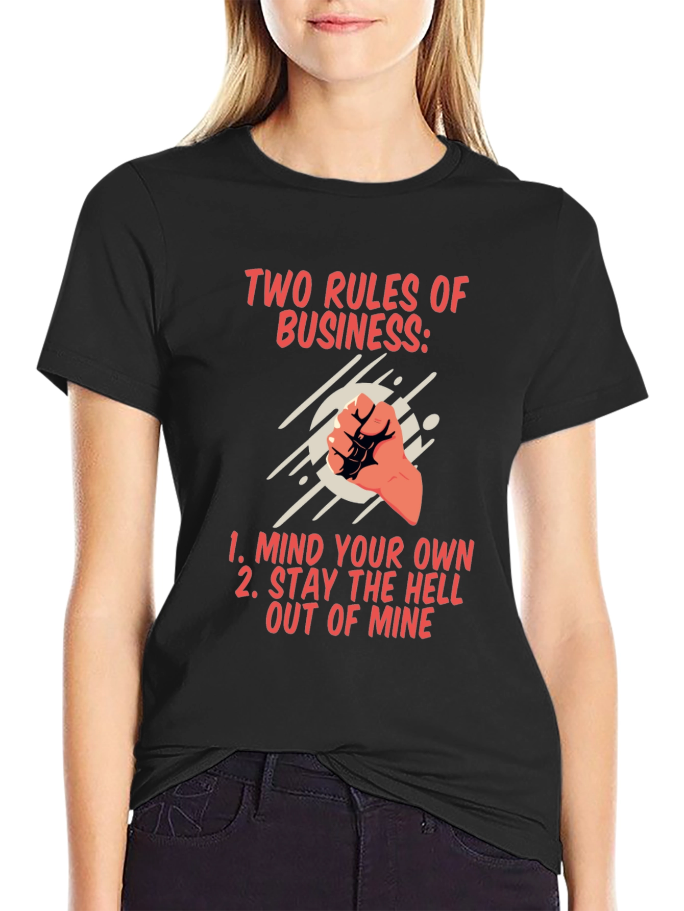 Two Rules of Business Graphic T-Shirt