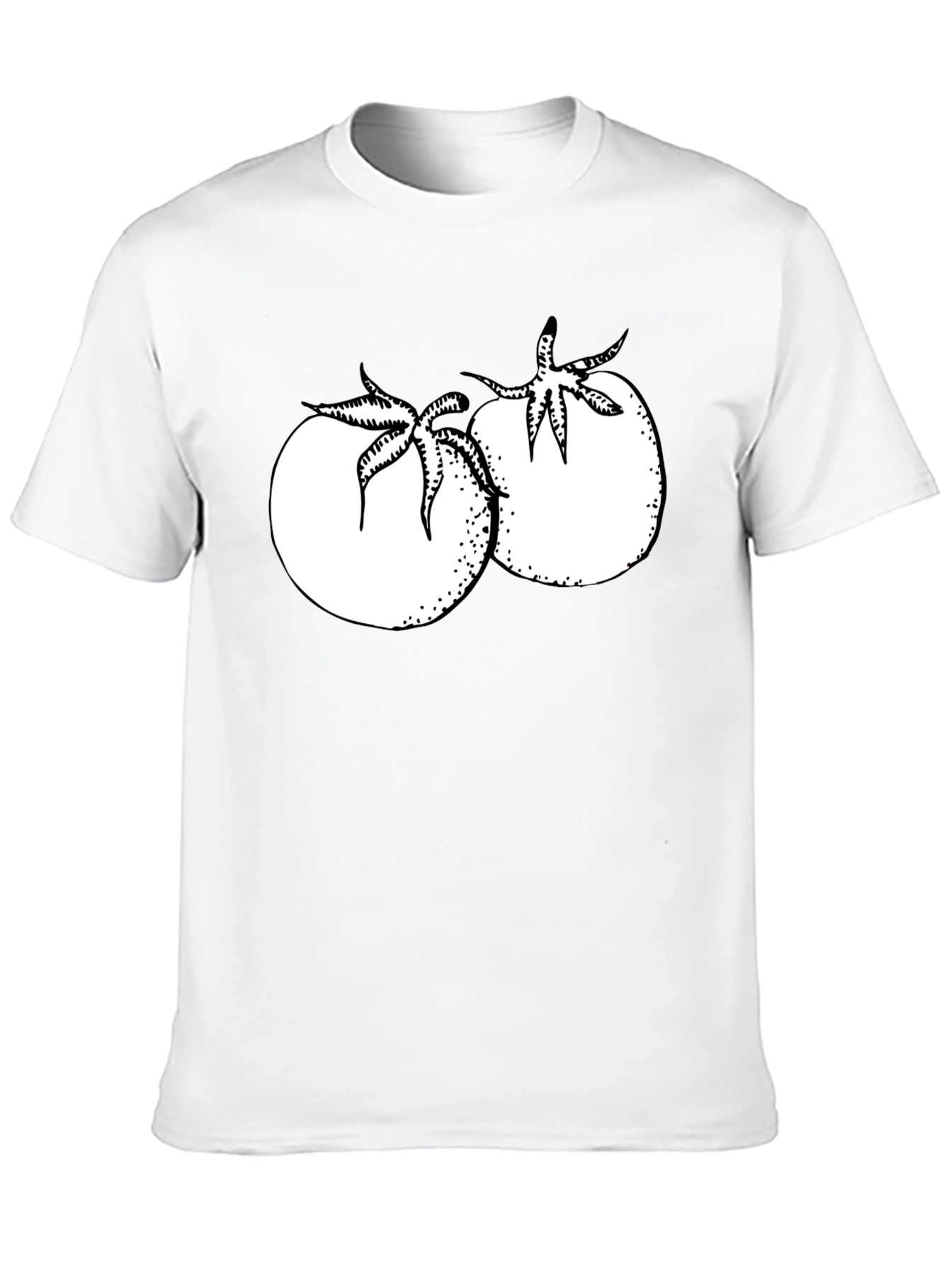 Tomato Graphic T-Shirt - Black Cotton Tee