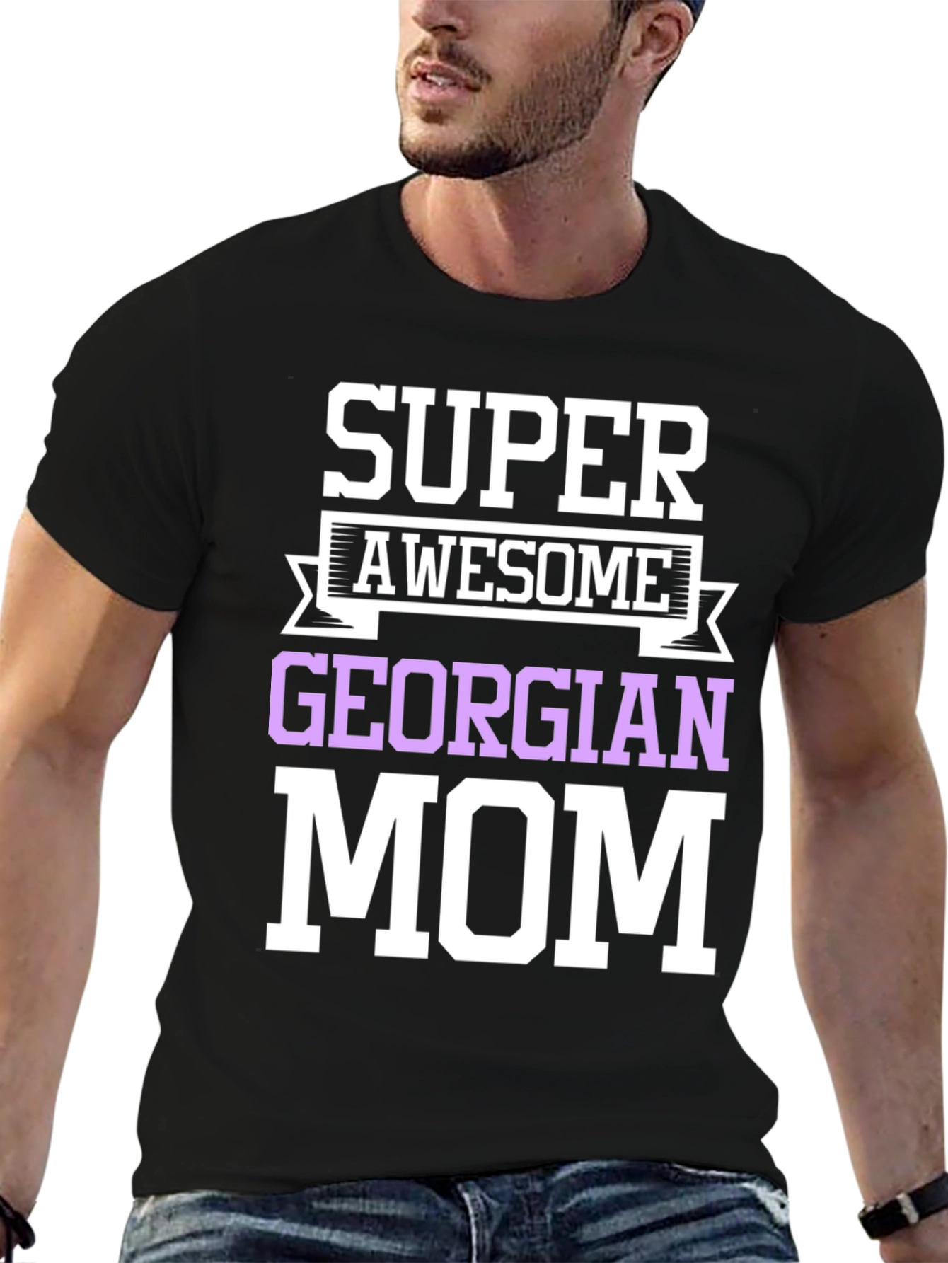Super Awesome Georgian Mom T-Shirt