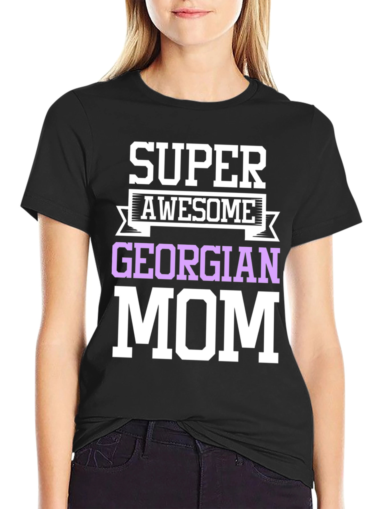 Super Awesome Georgian Mom T-Shirt