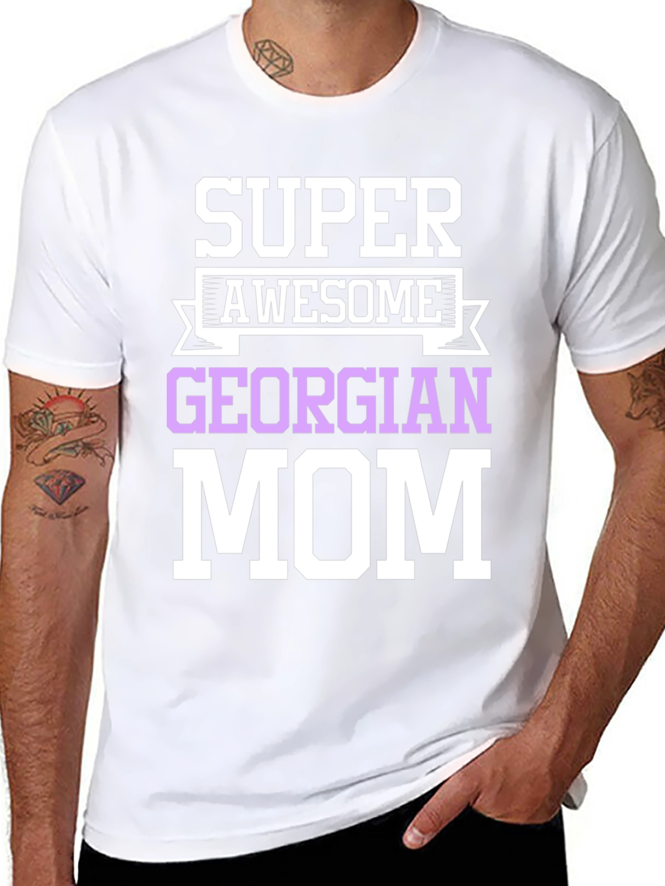Super Awesome Georgian Mom T-Shirt