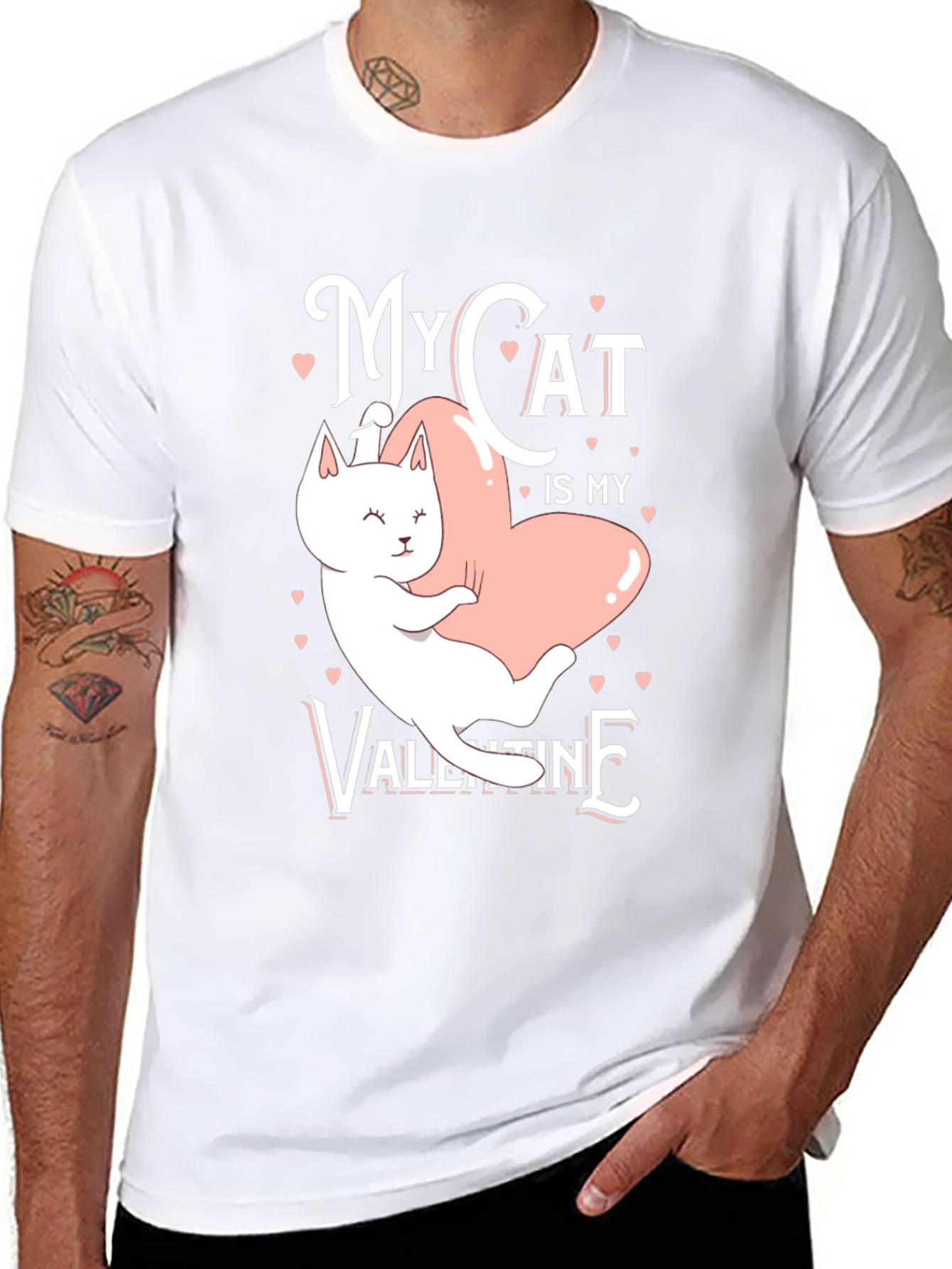My Cat is My Valentine T-Shirt
