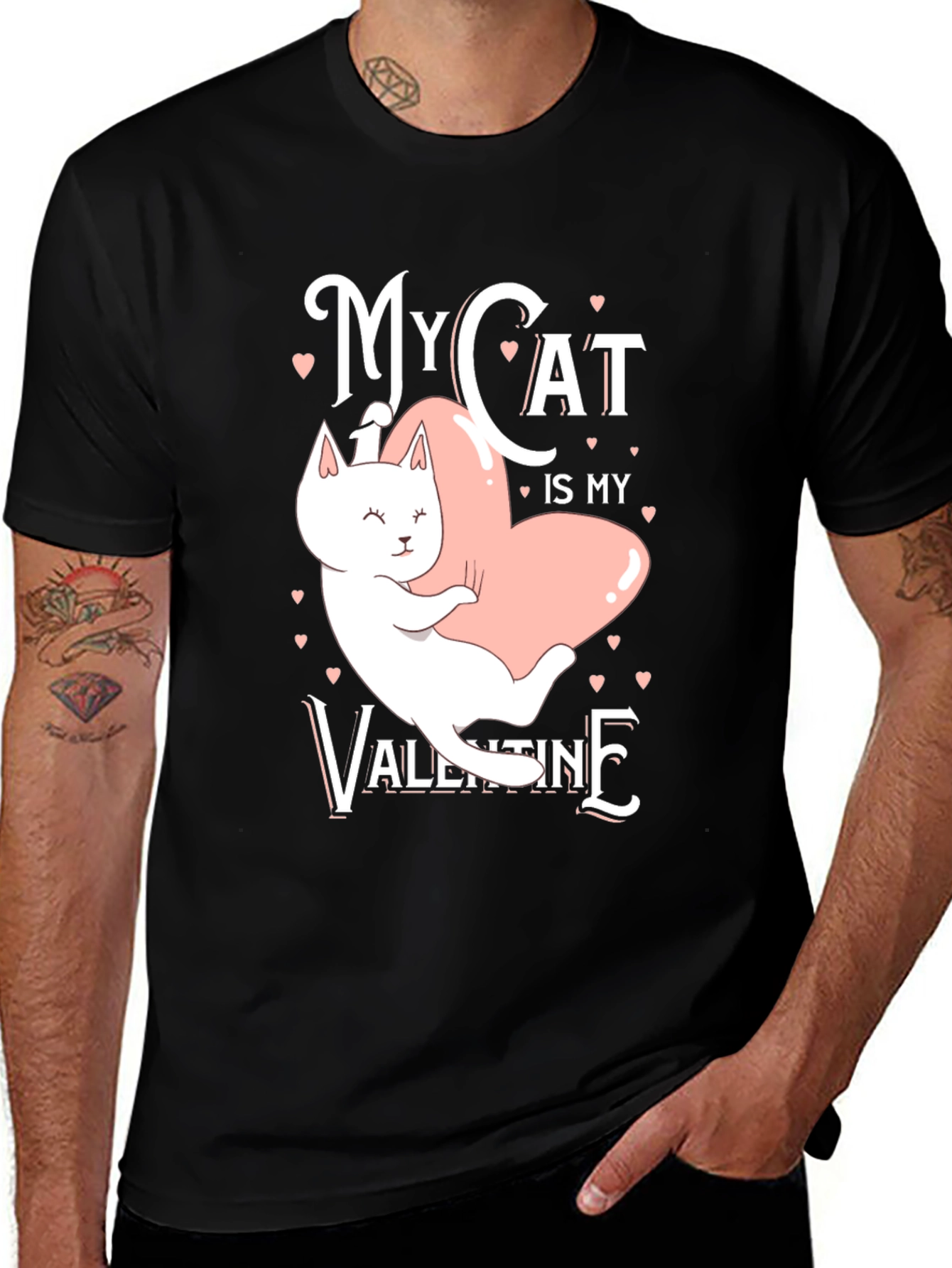 My Cat is My Valentine T-Shirt