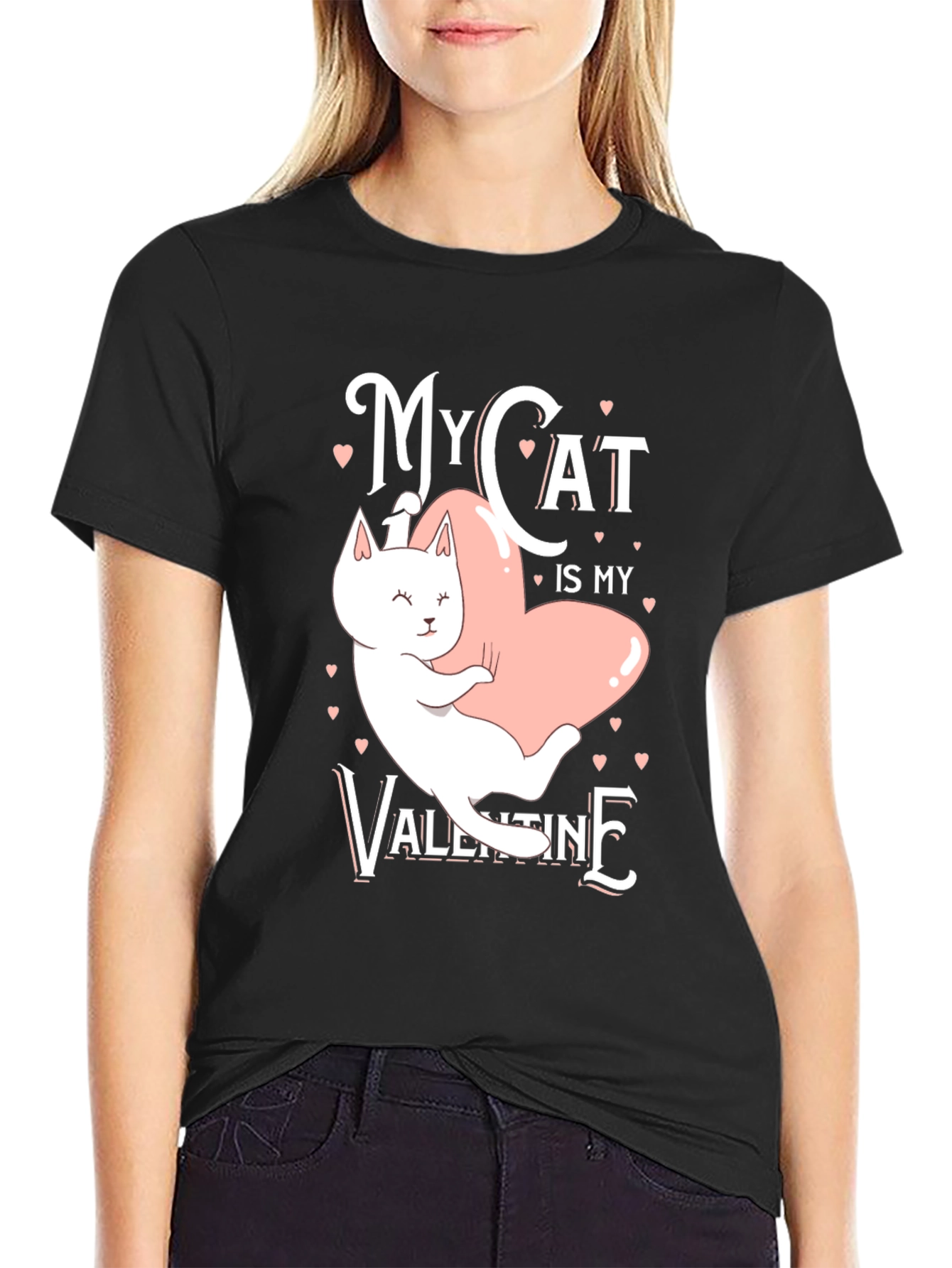 My Cat is My Valentine T-Shirt