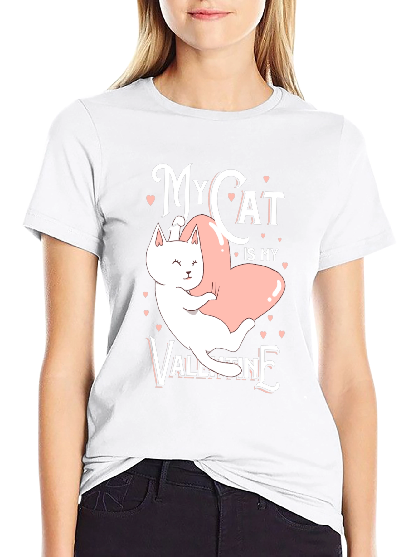 My Cat is My Valentine T-Shirt