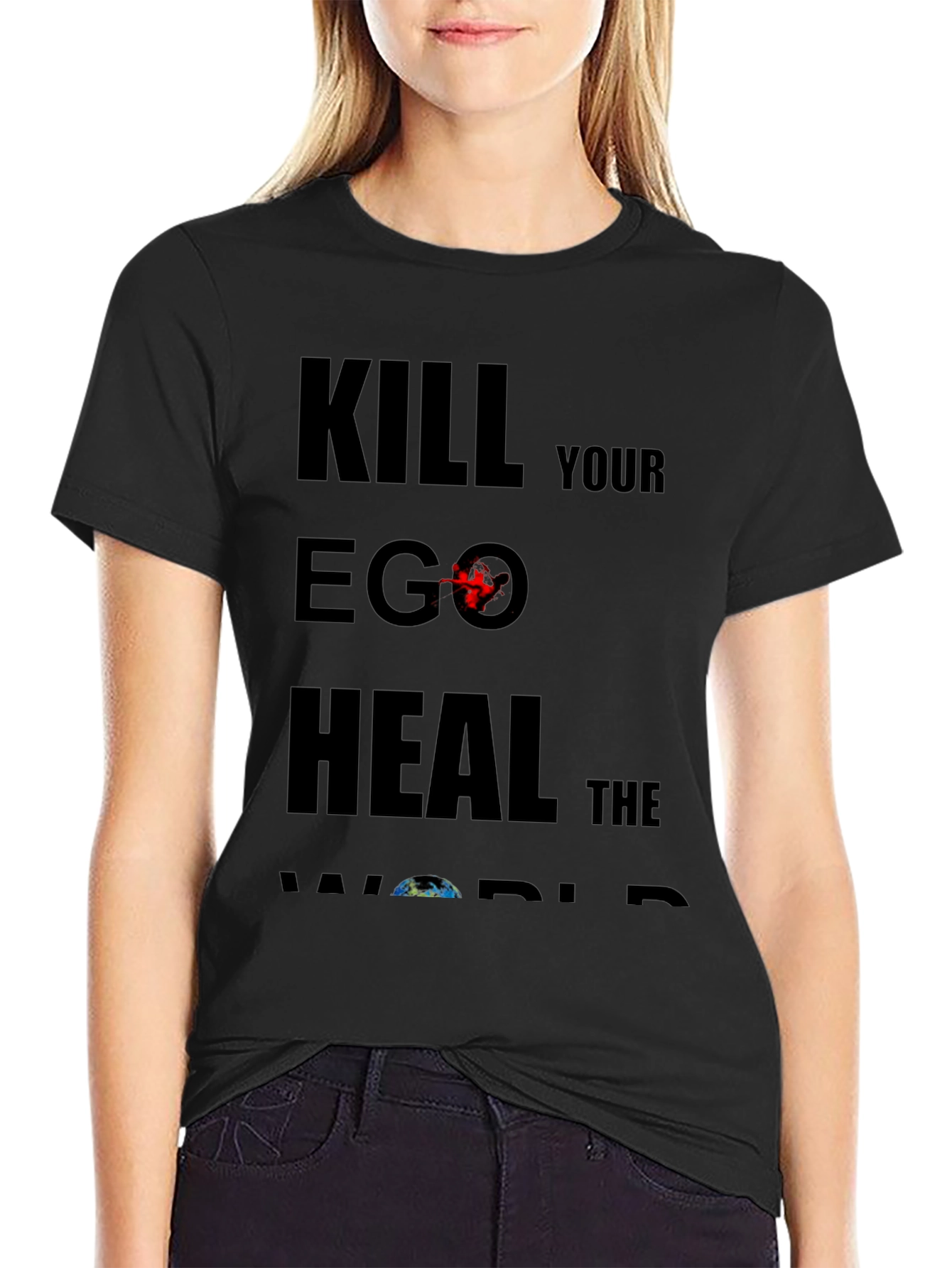 Kill Your Ego Heal The World Graphic Tee
