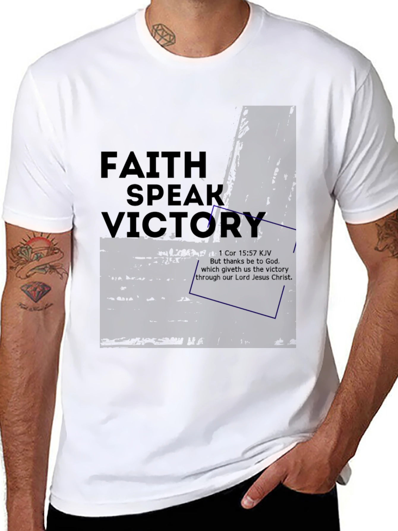 Faith Speak Victory T-Shirt - Christian Apparel