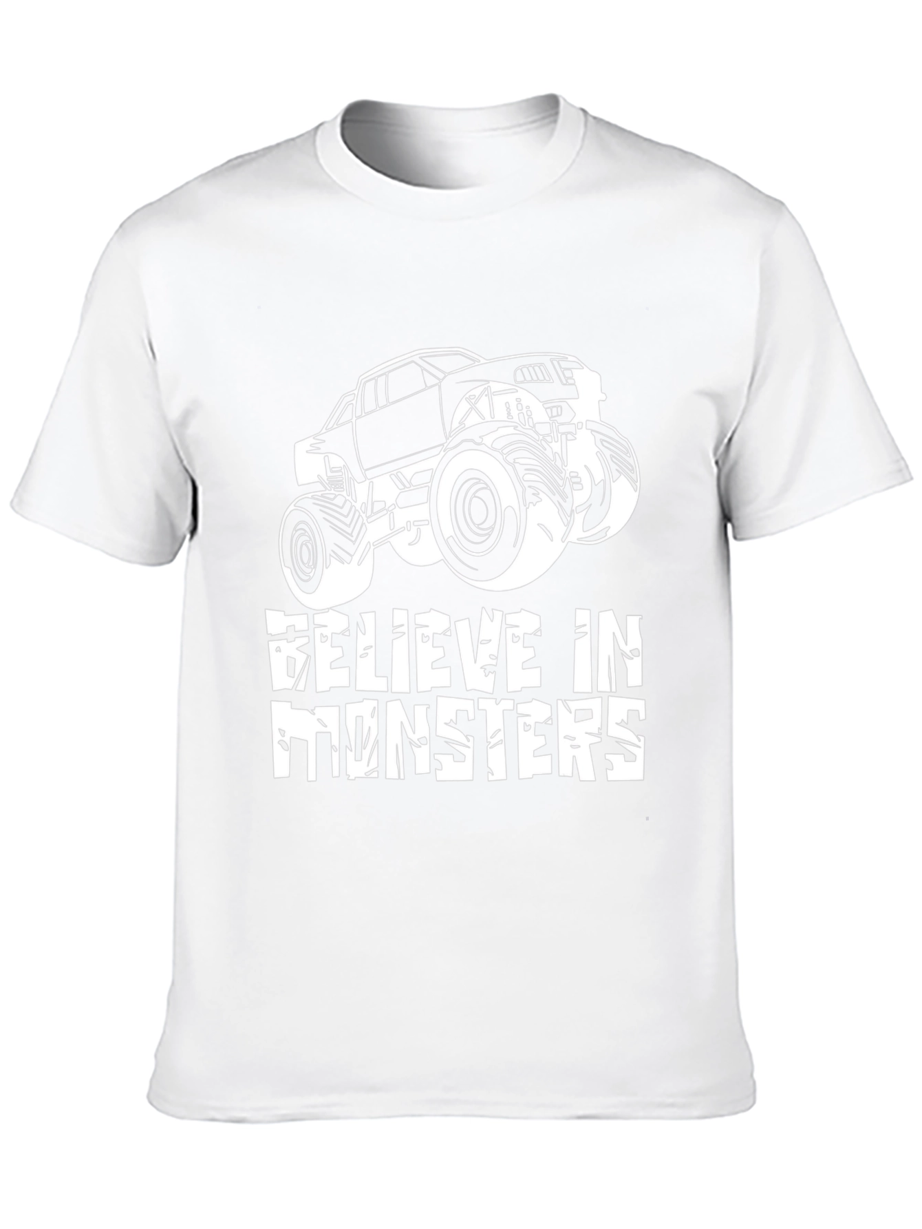 Believe in Monsters T-Shirt - Monster Truck Tee