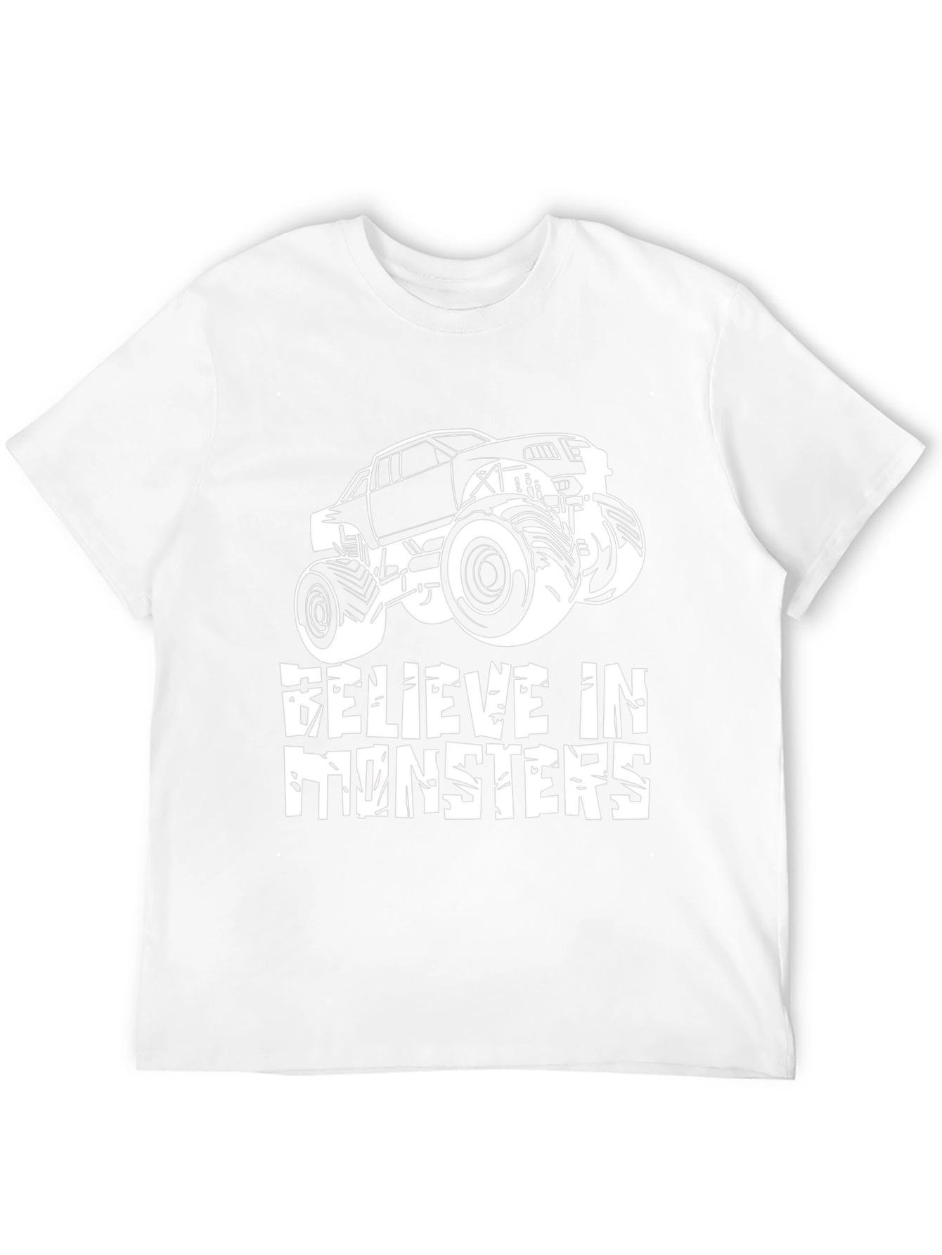 Believe in Monsters T-Shirt - Monster Truck Tee