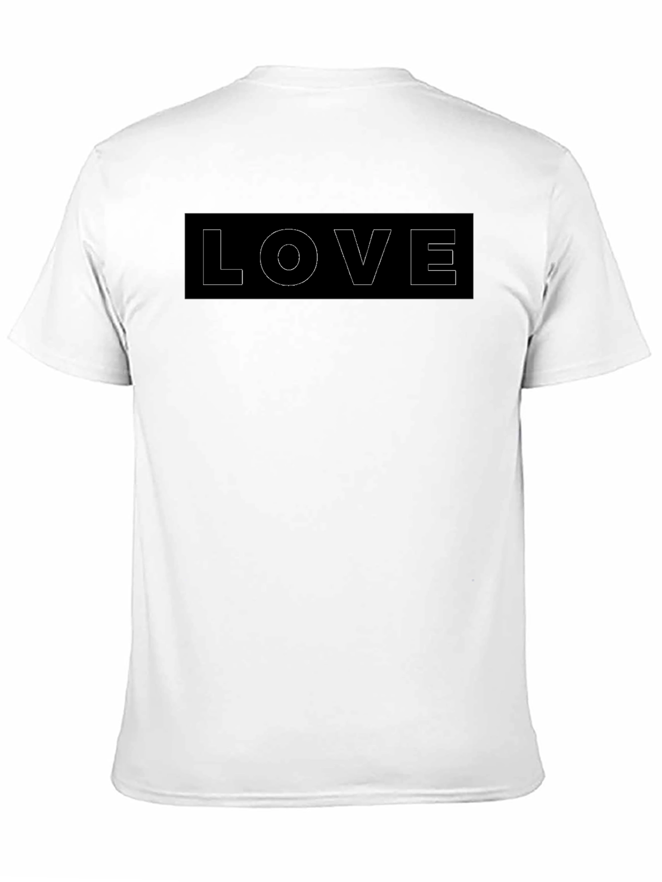 Black LOVE Graphic Tee - Casual Style