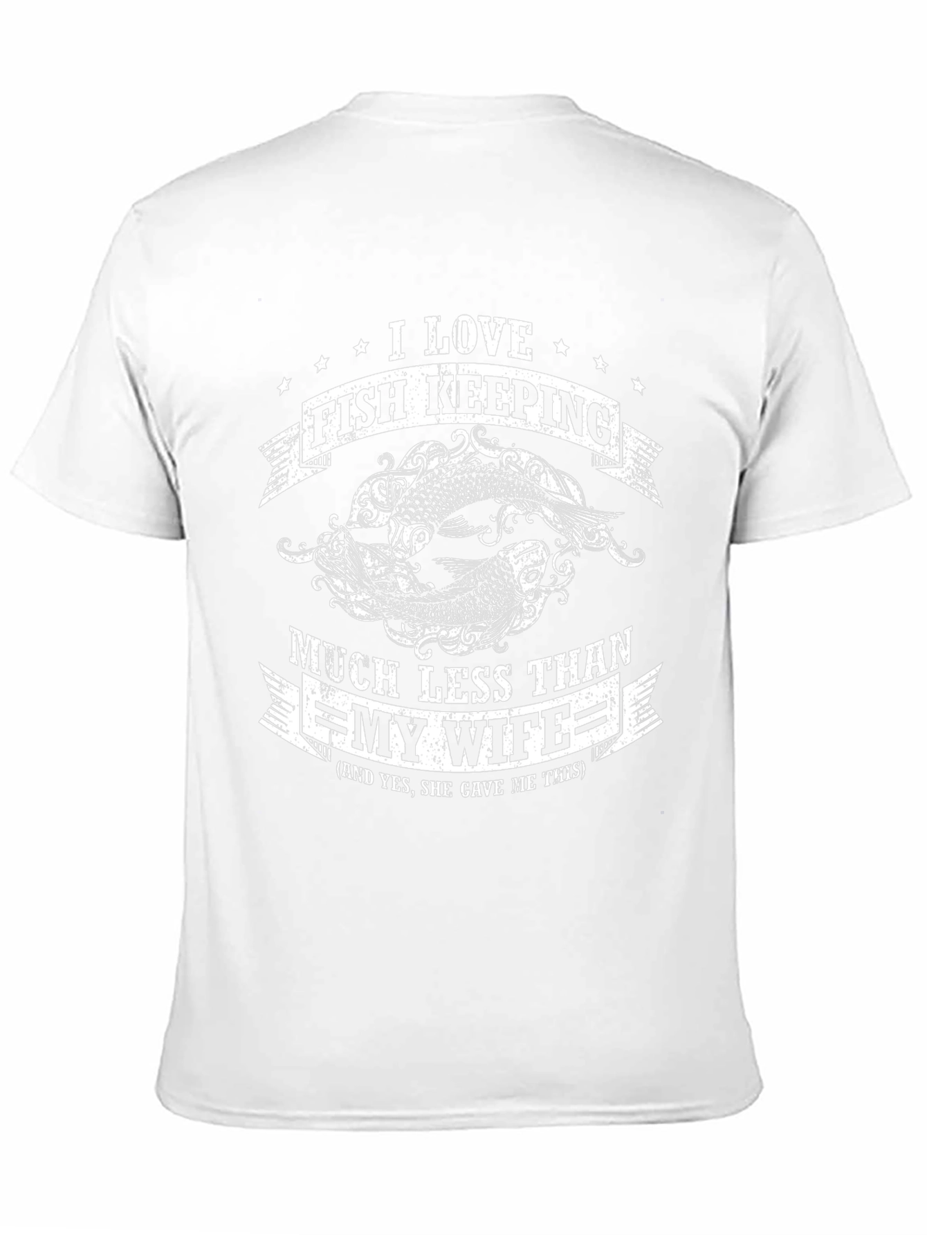 Funny Fish Keeping T-Shirt - Love My Wife