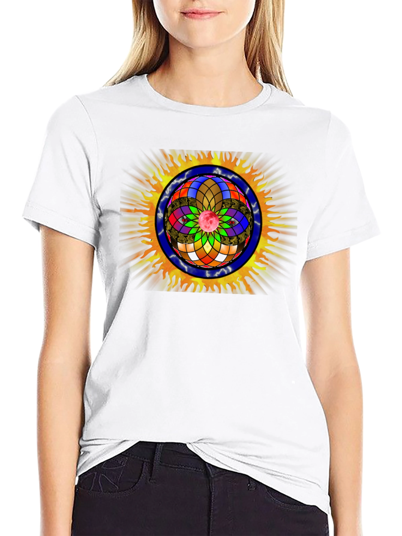 Eye Mandala Graphic T-Shirt - Unique Design