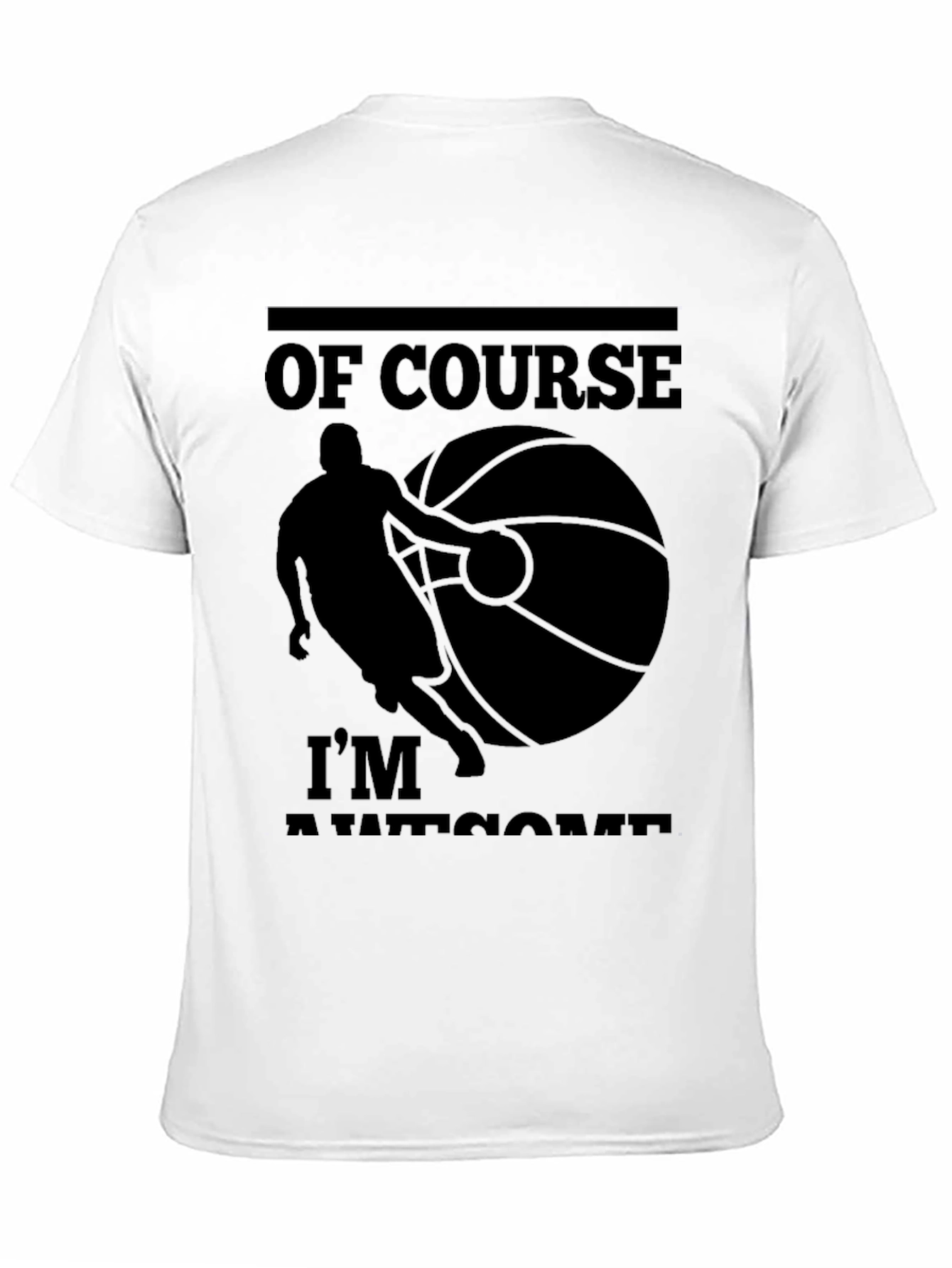 Awesome Basketball Player Graphic T-Shirt