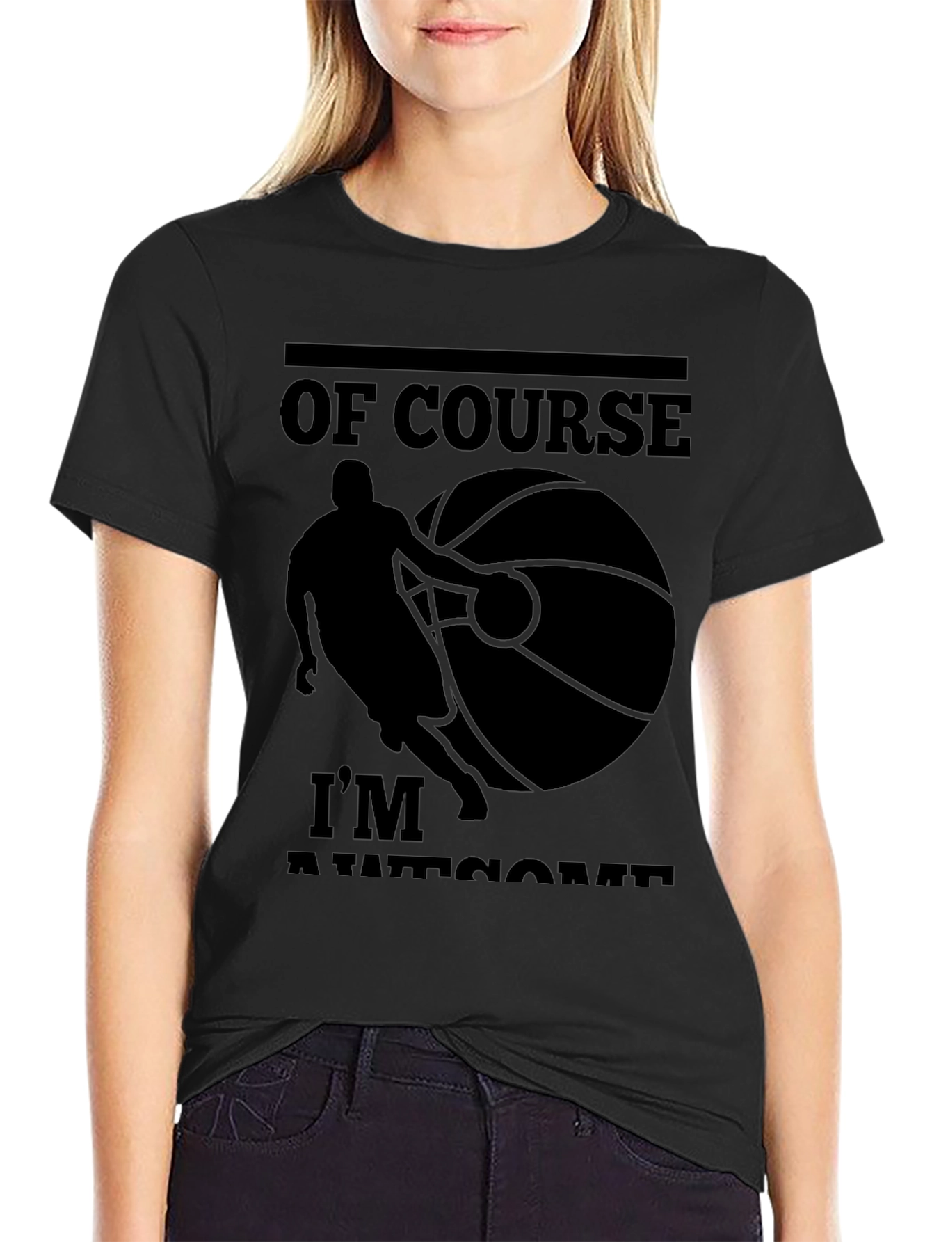 Awesome Basketball Player Graphic T-Shirt